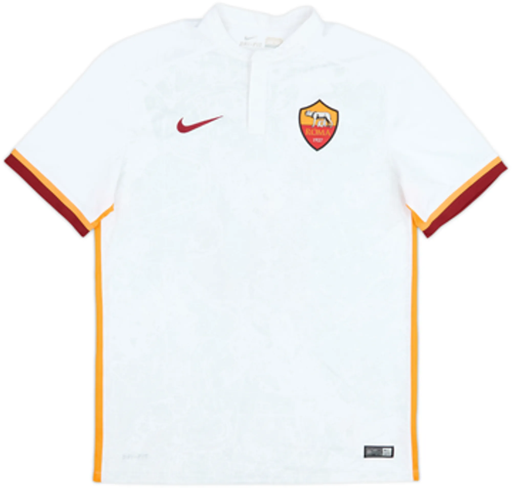 2015-16 Roma Away Shirt De Rossi #16 - 5/10 - (M)