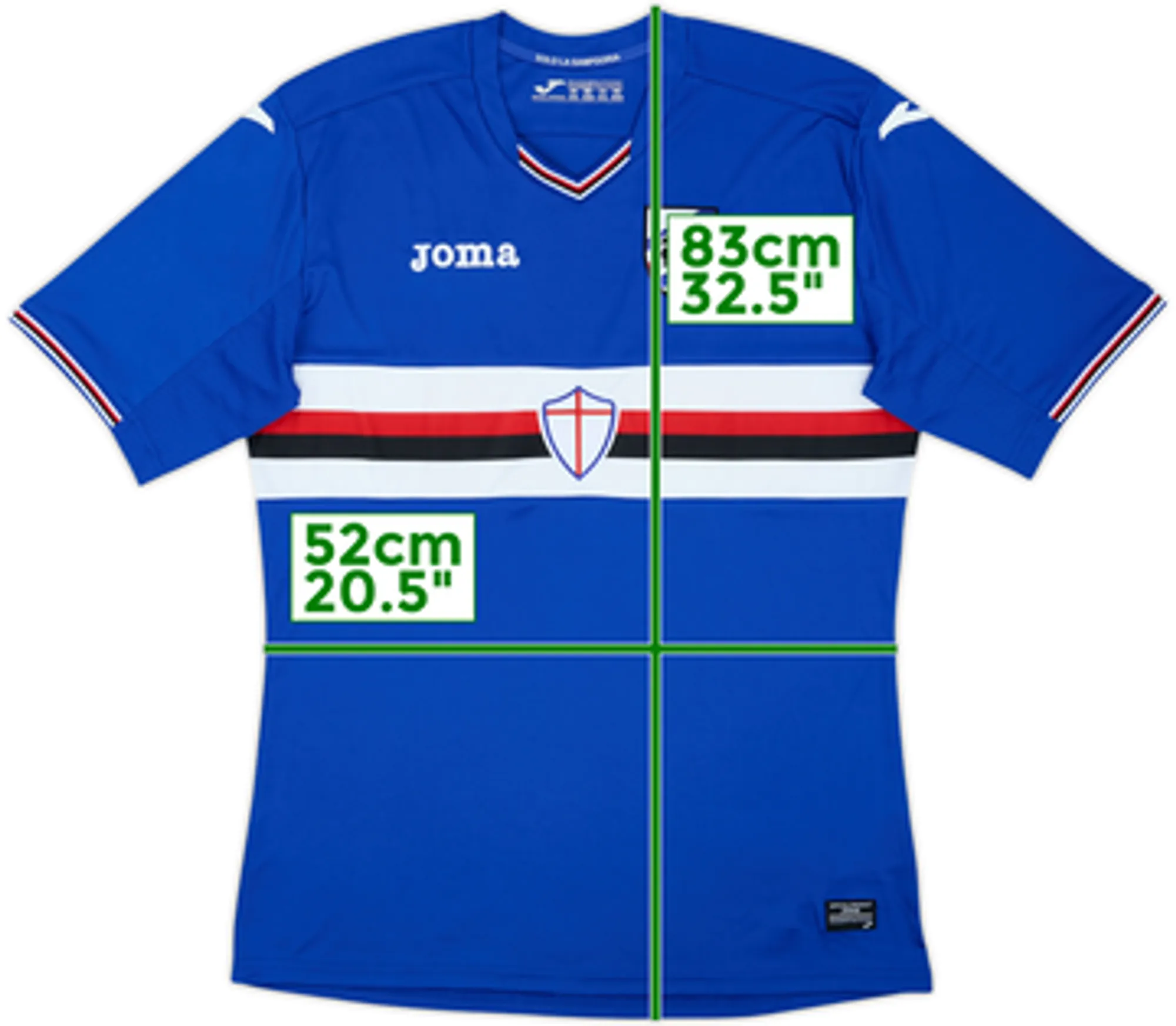 2016-17 Sampdoria Home Shirt - 7/10 - (XXL)