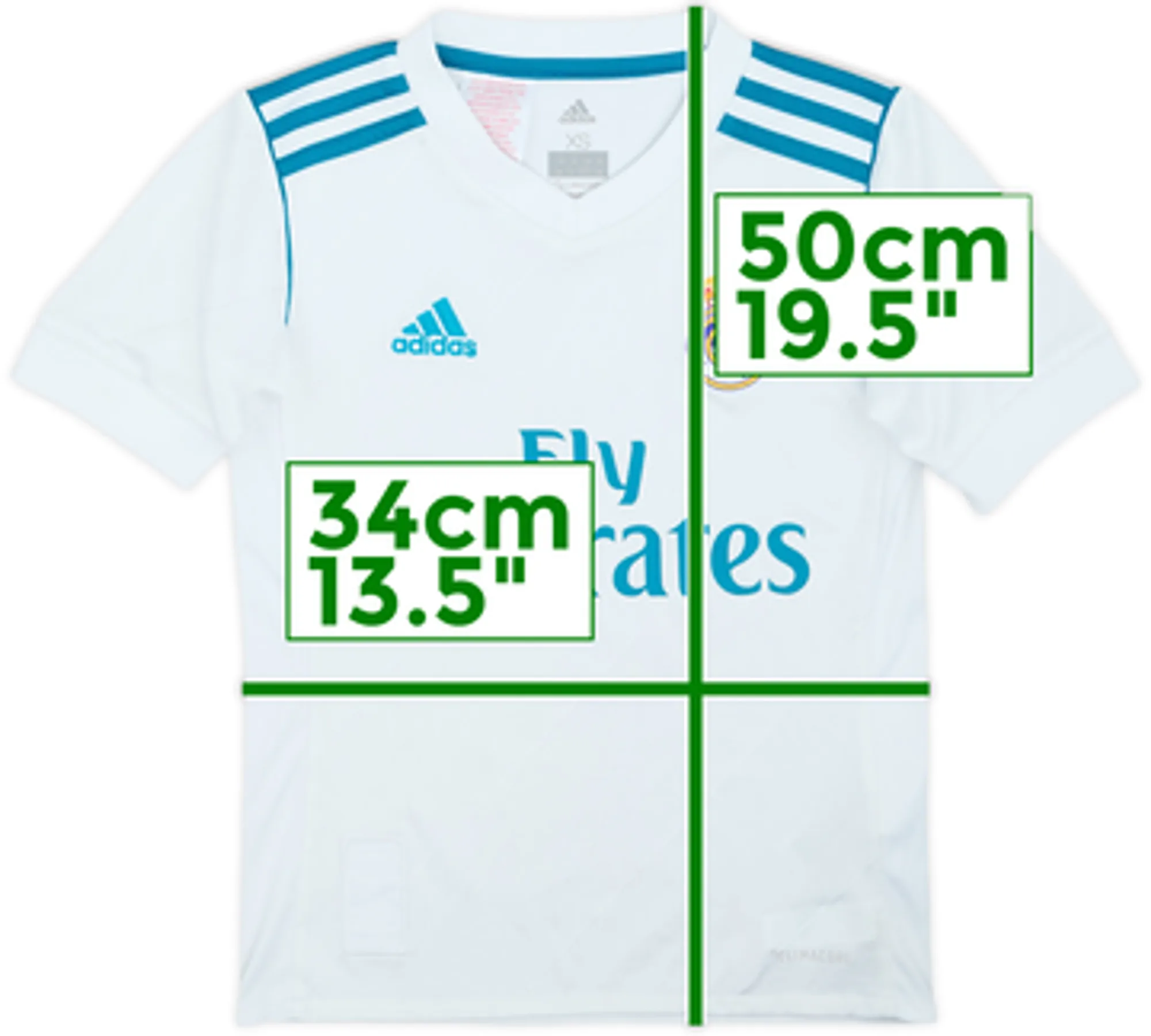 2017-18 Real Madrid Home Shirt - 7/10 - (XS.Boys)