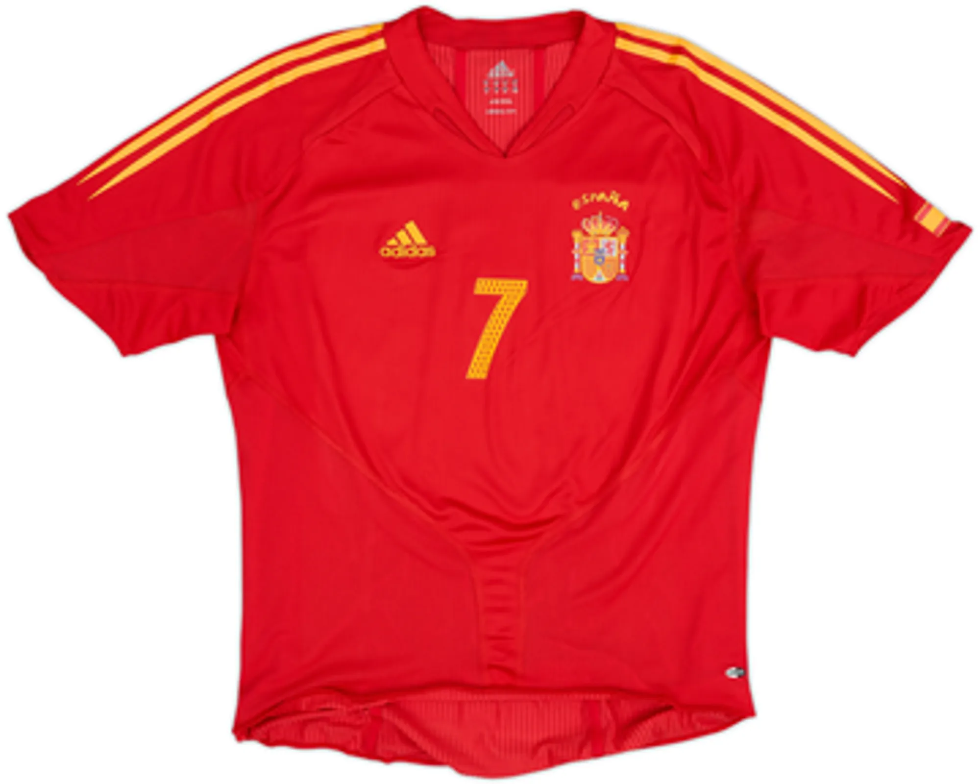 2004-06 Spain Player Issue Home Shirt Raul #7 - 8/10 - (XL)
