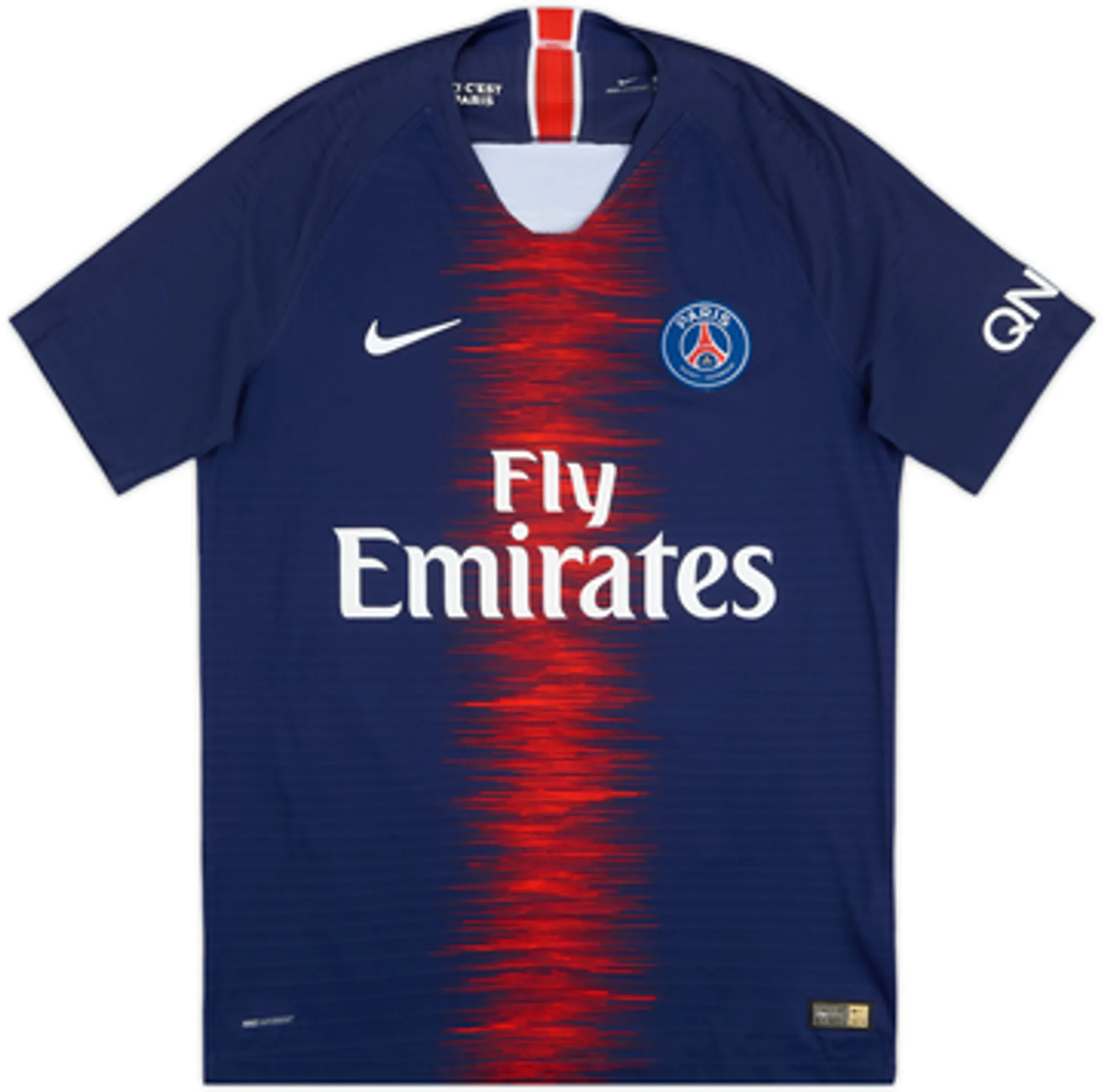 2018-19 Paris Saint-Germain Authentic Home Shirt Mbappe #7 - 7/10 - (M)