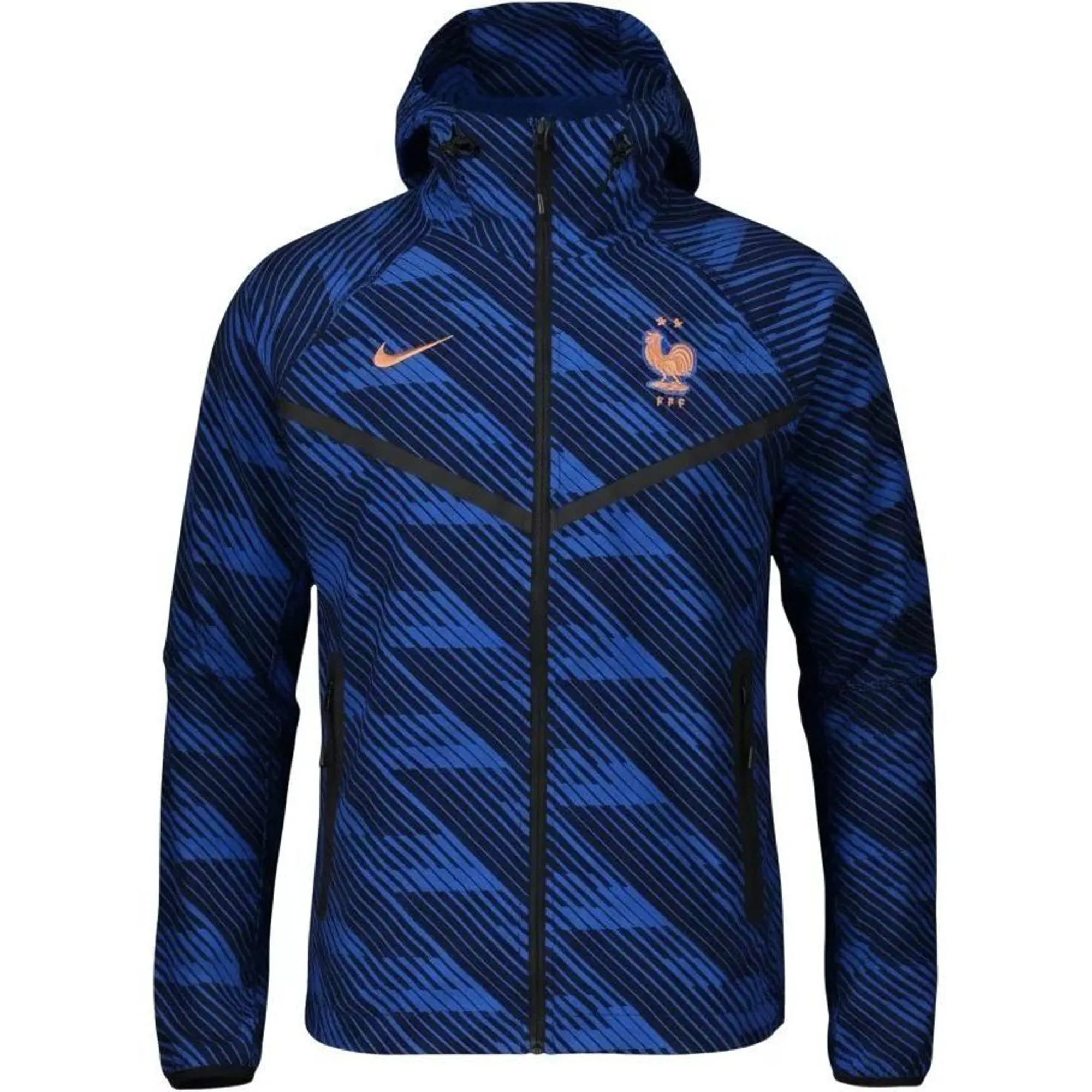 Nike France 2026 Tech Woven Top Game Royal Metallic Copper