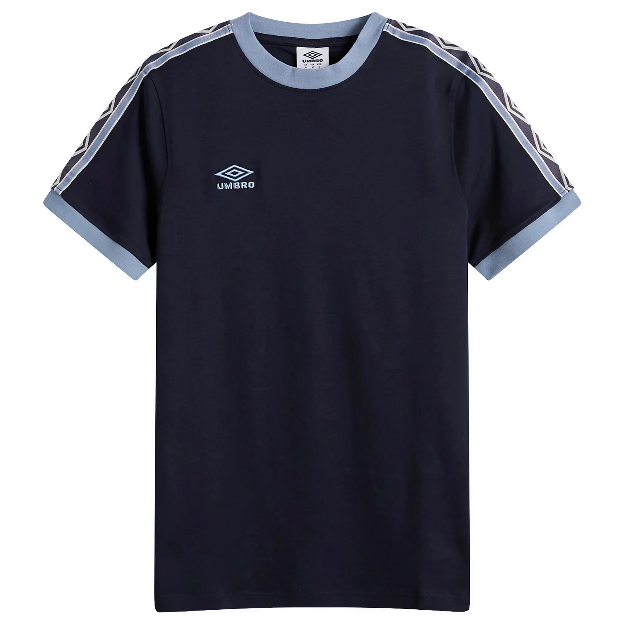 Umbro Men's Taped T-Shirt Baritone Blue/Infinity