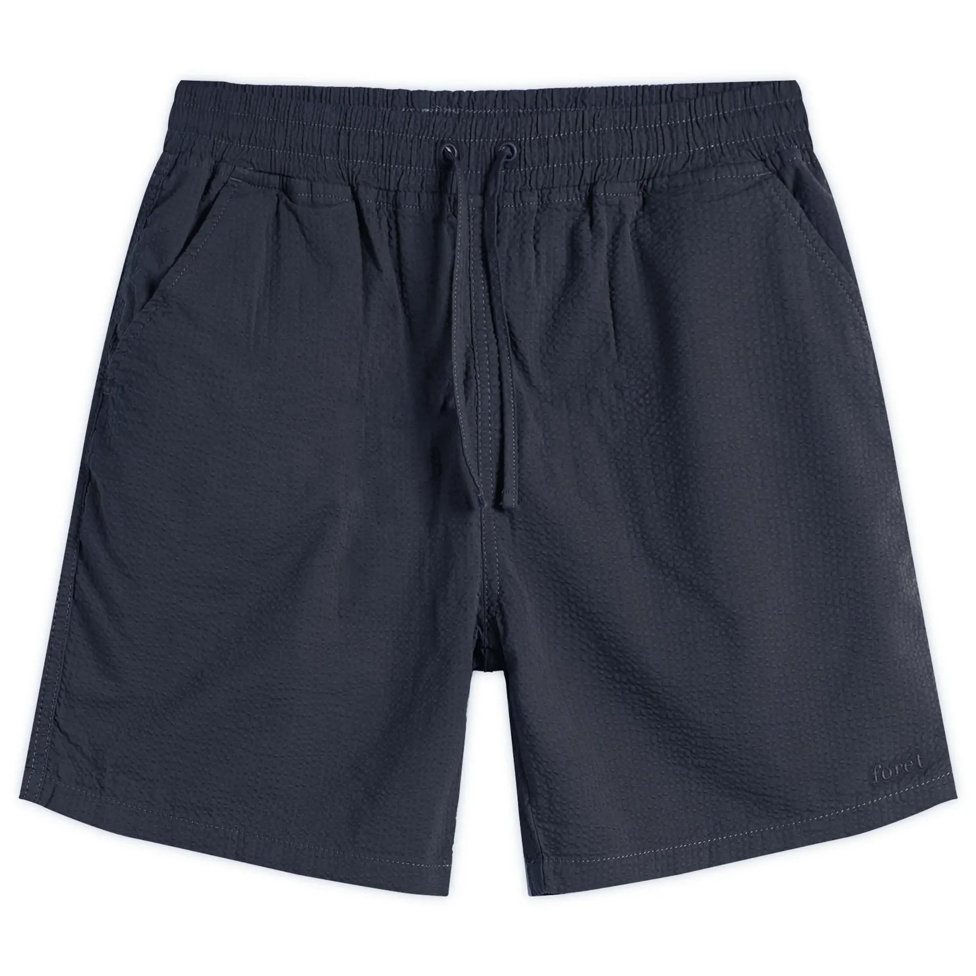 Foret Men's Hush Seersucker Shorts Navy