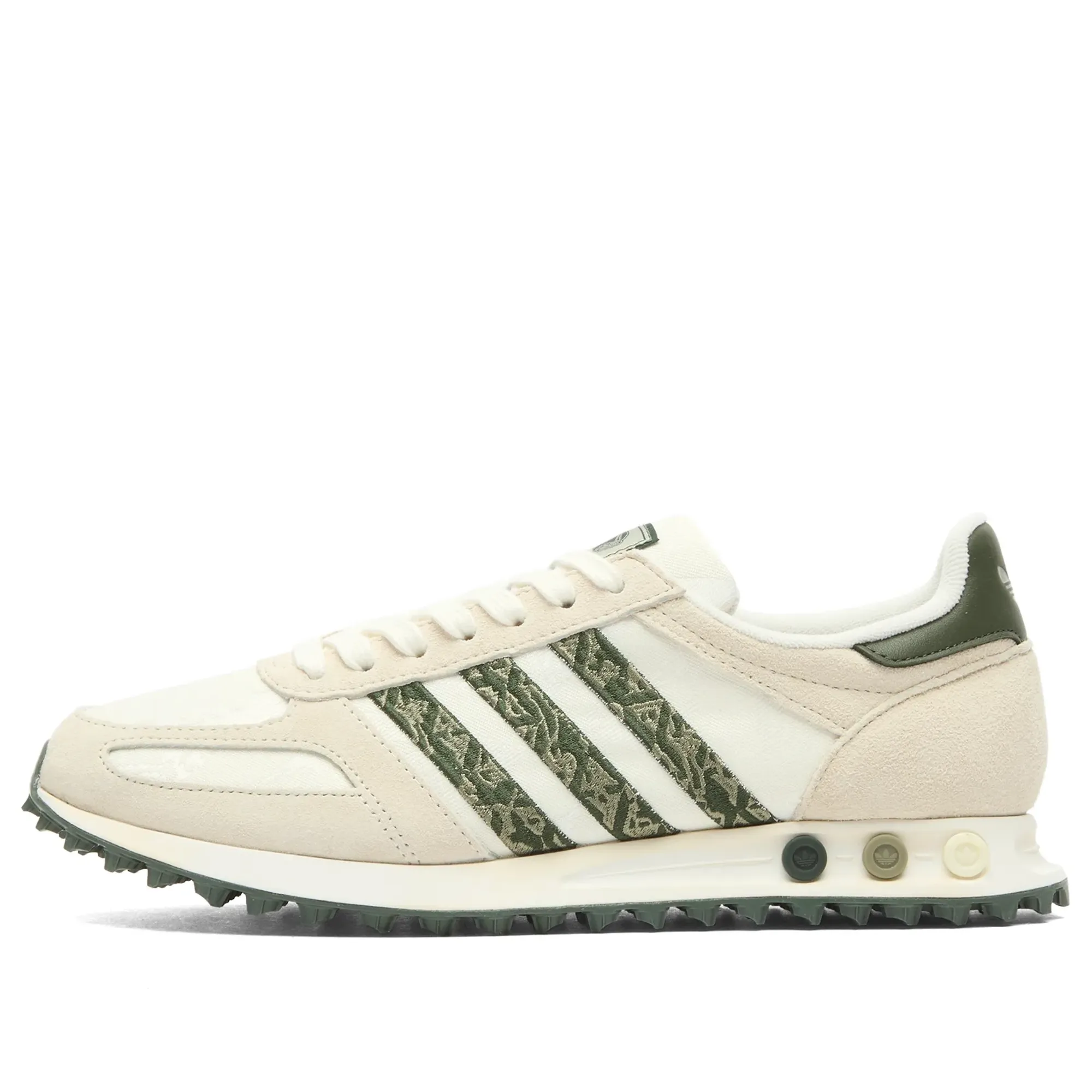 END. x Adidas x Labrum LA Trainer Sneaker Off White/Shadow Green/Silver Pebble