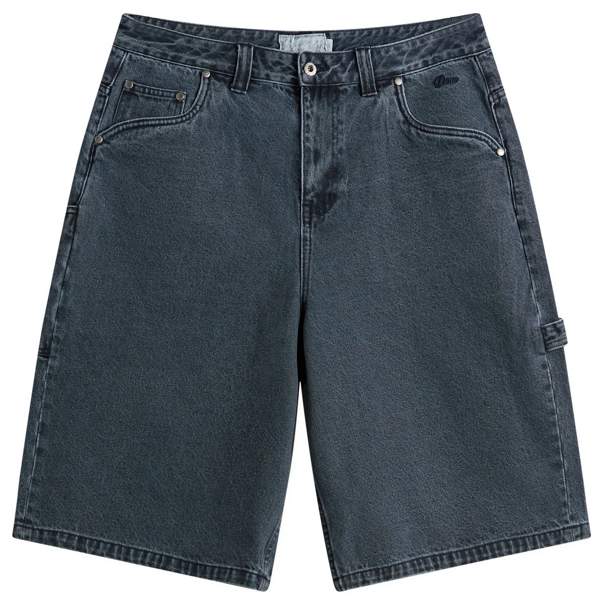 Dime Men's Classic Denim Shorts Overdyed Blue