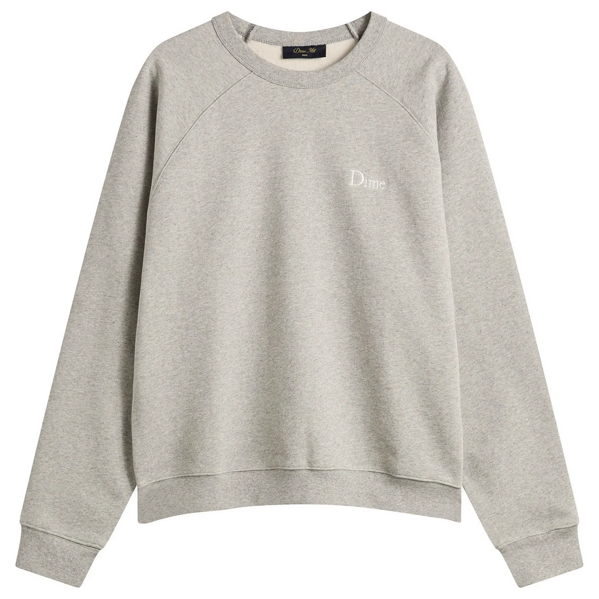 Dime Men's Classic Small Logo Crewneck Heather Gray