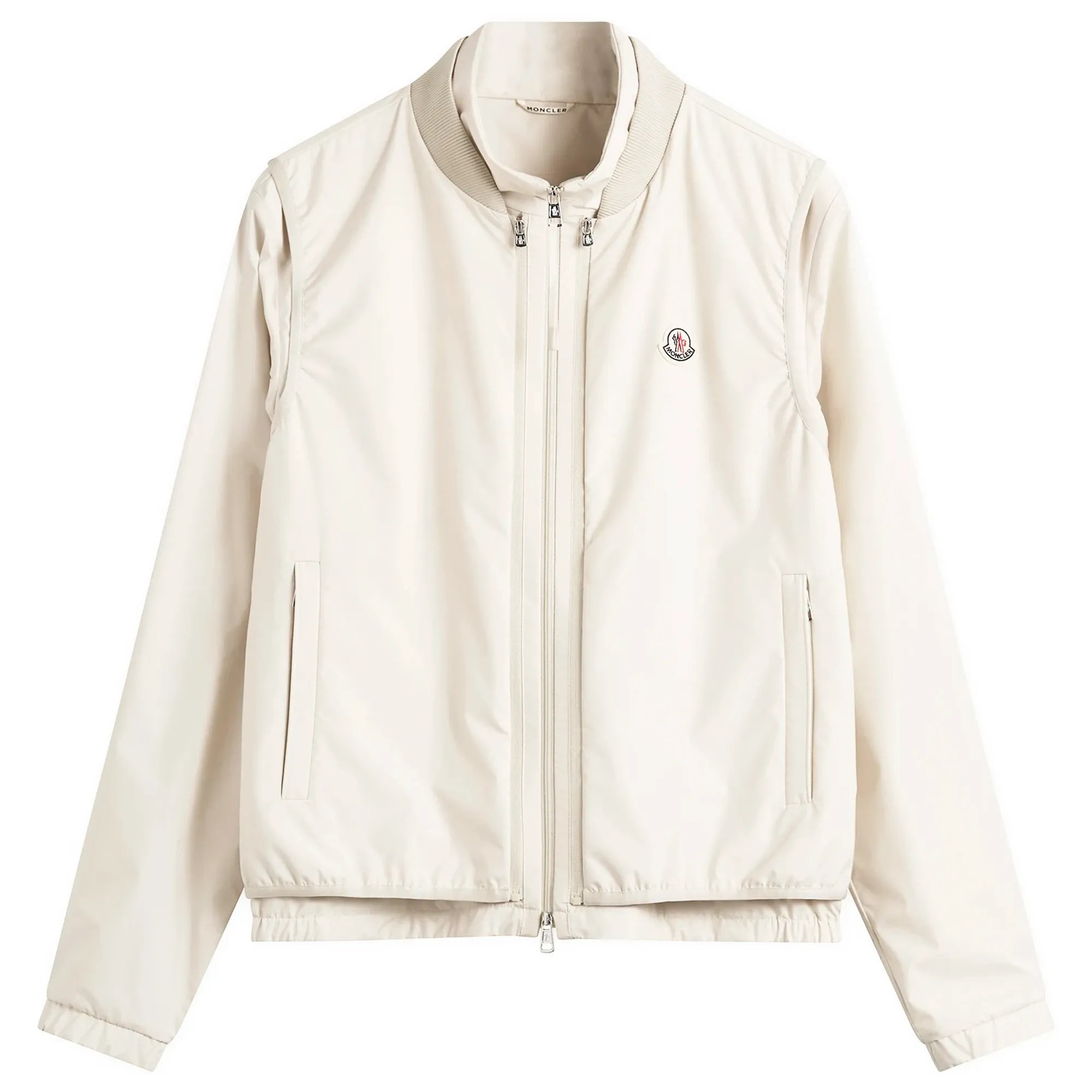 Moncler Men's Hemmoor Jacket with Removable Gilet Beige