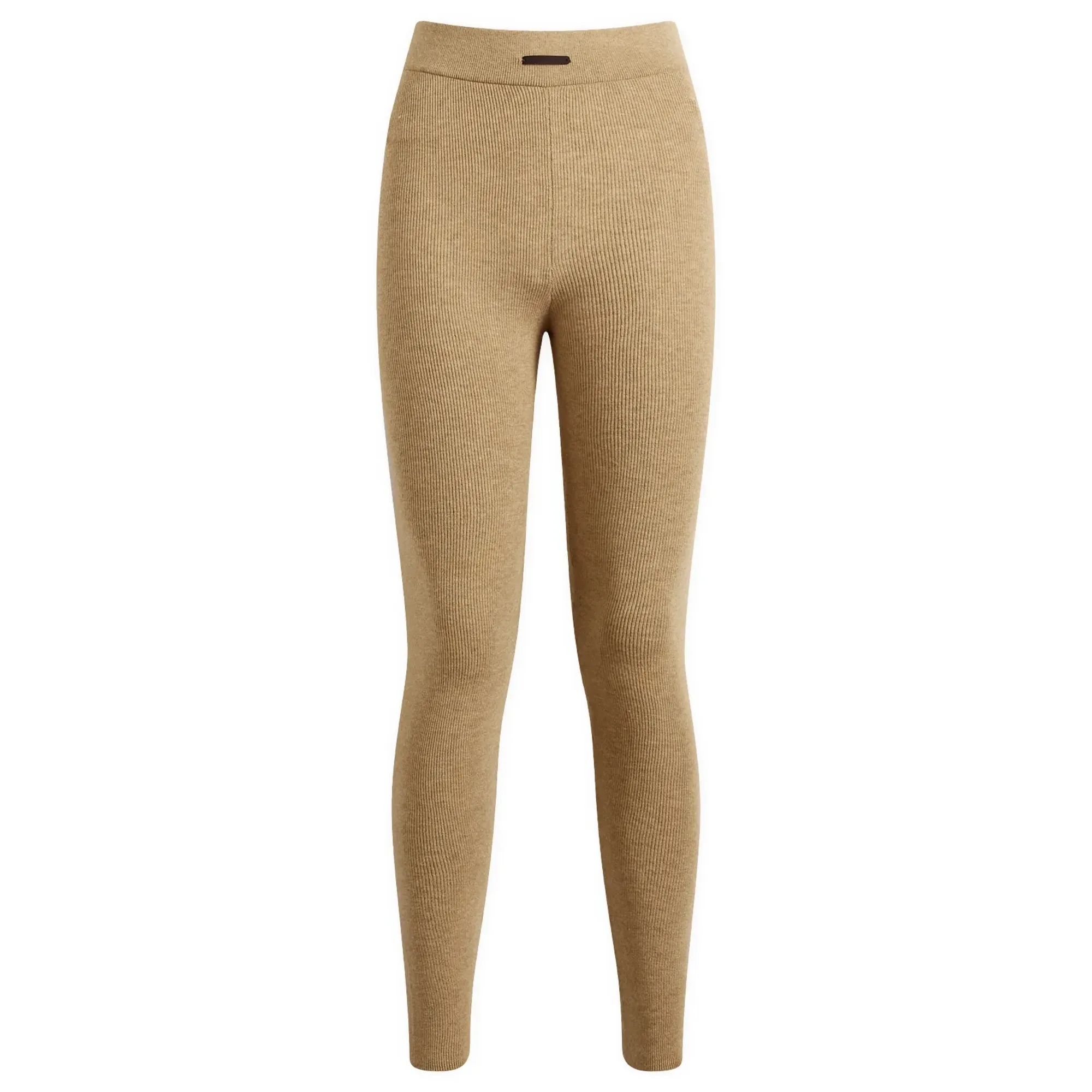 Fear of God ESSENTIALS Women's Rib Knit Leggings Dune