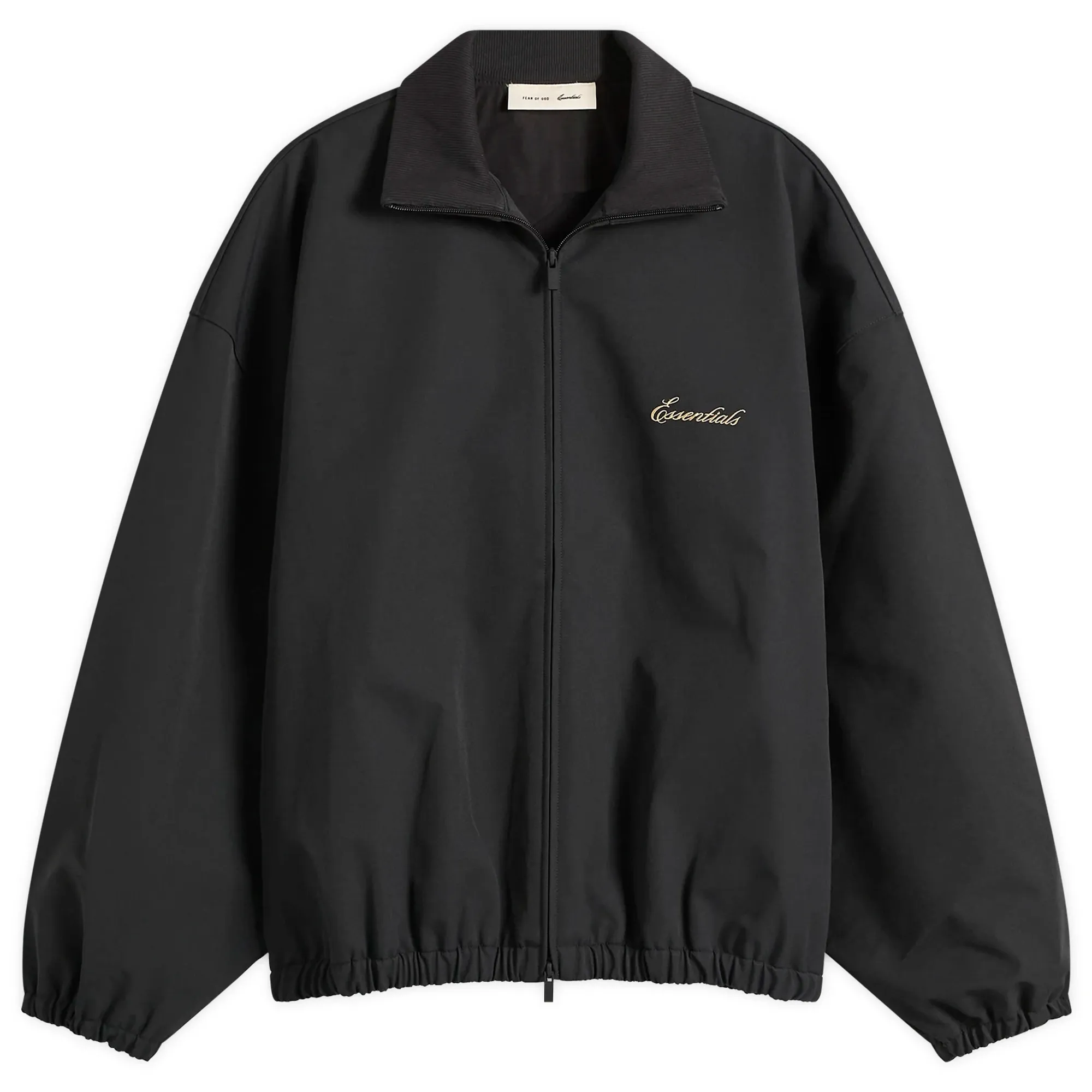 Fear of God ESSENTIALS Men's Signature Track Jacket Vintage Black