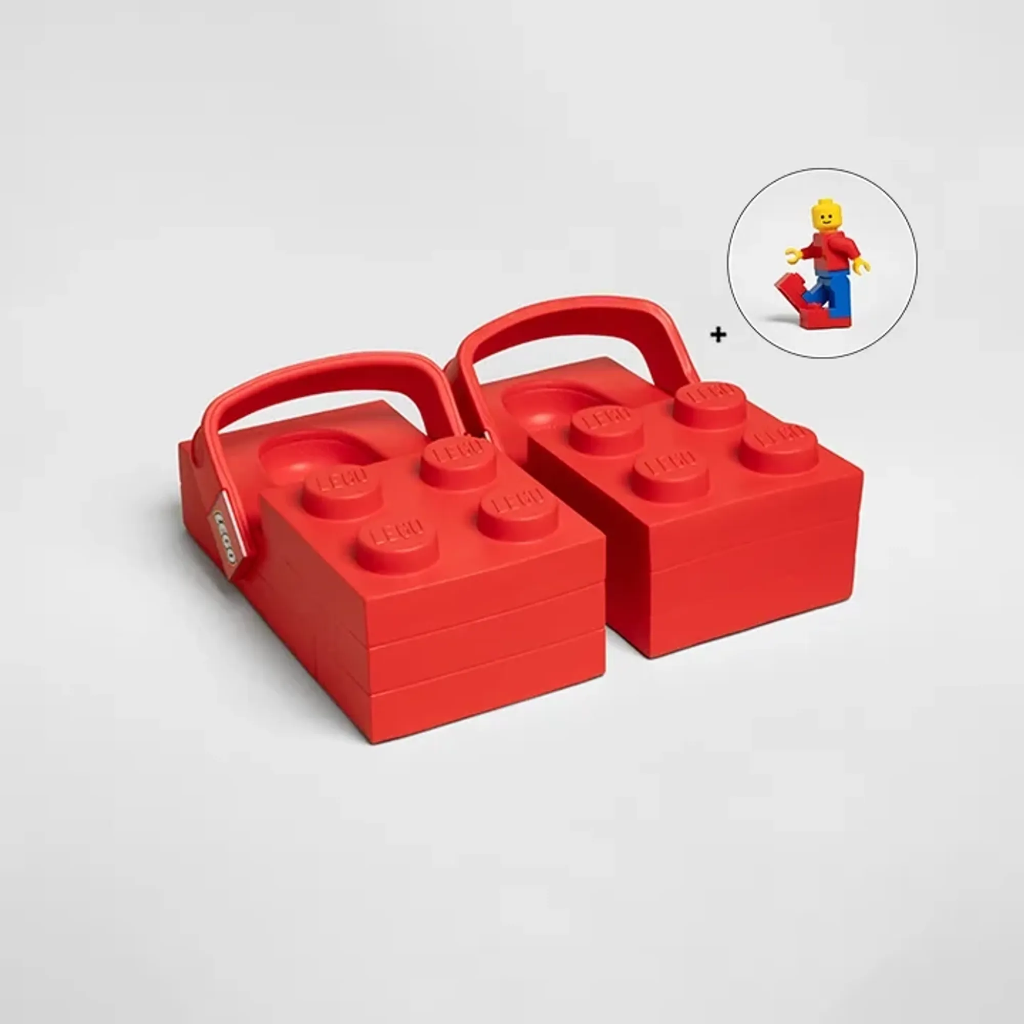 Crocs | Unisex | LEGO® Brick | Clogs | Bright Red | W5/M4
