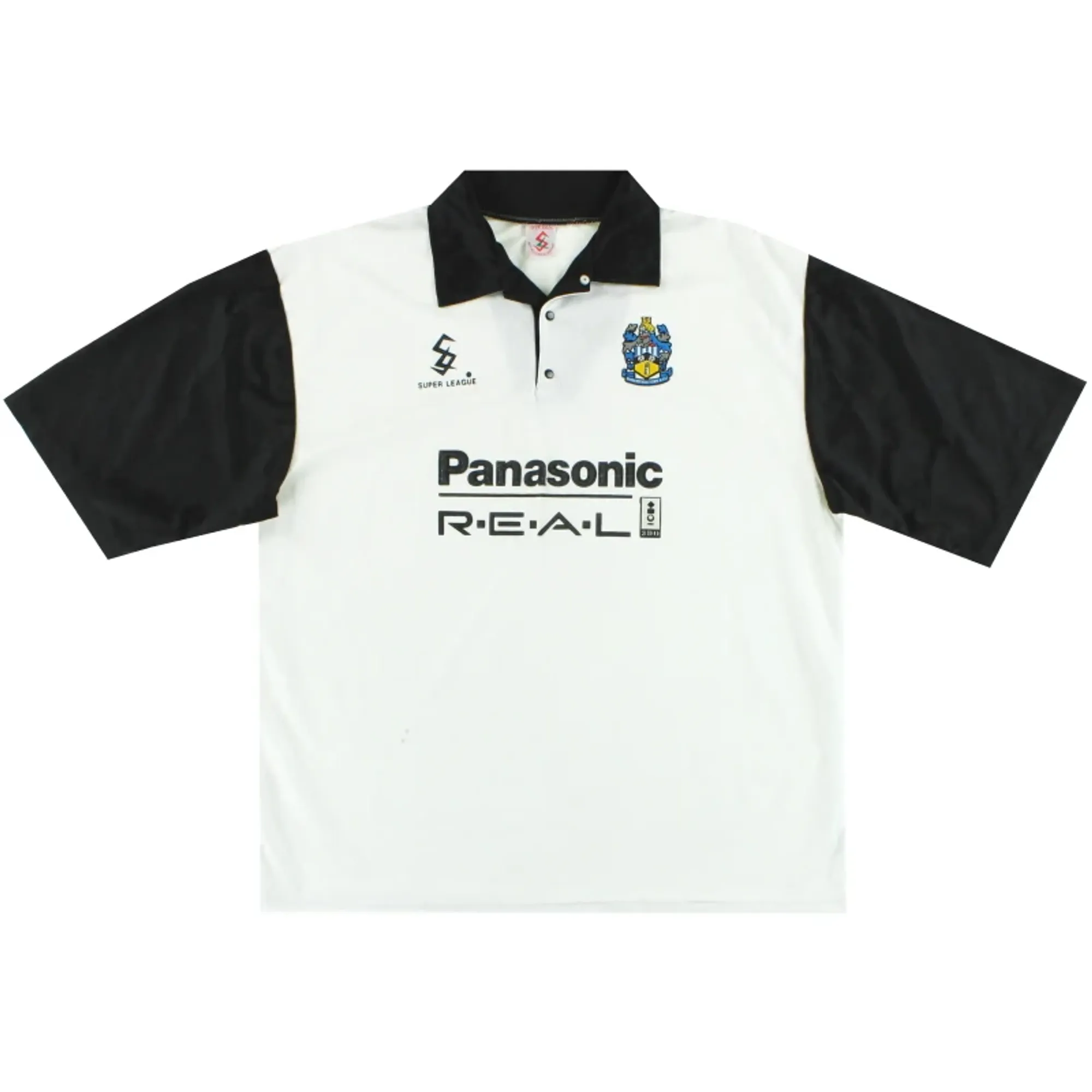 1995-96 Huddersfield Town Super League Away Shirt L - Huddersfield Town / Excellent 