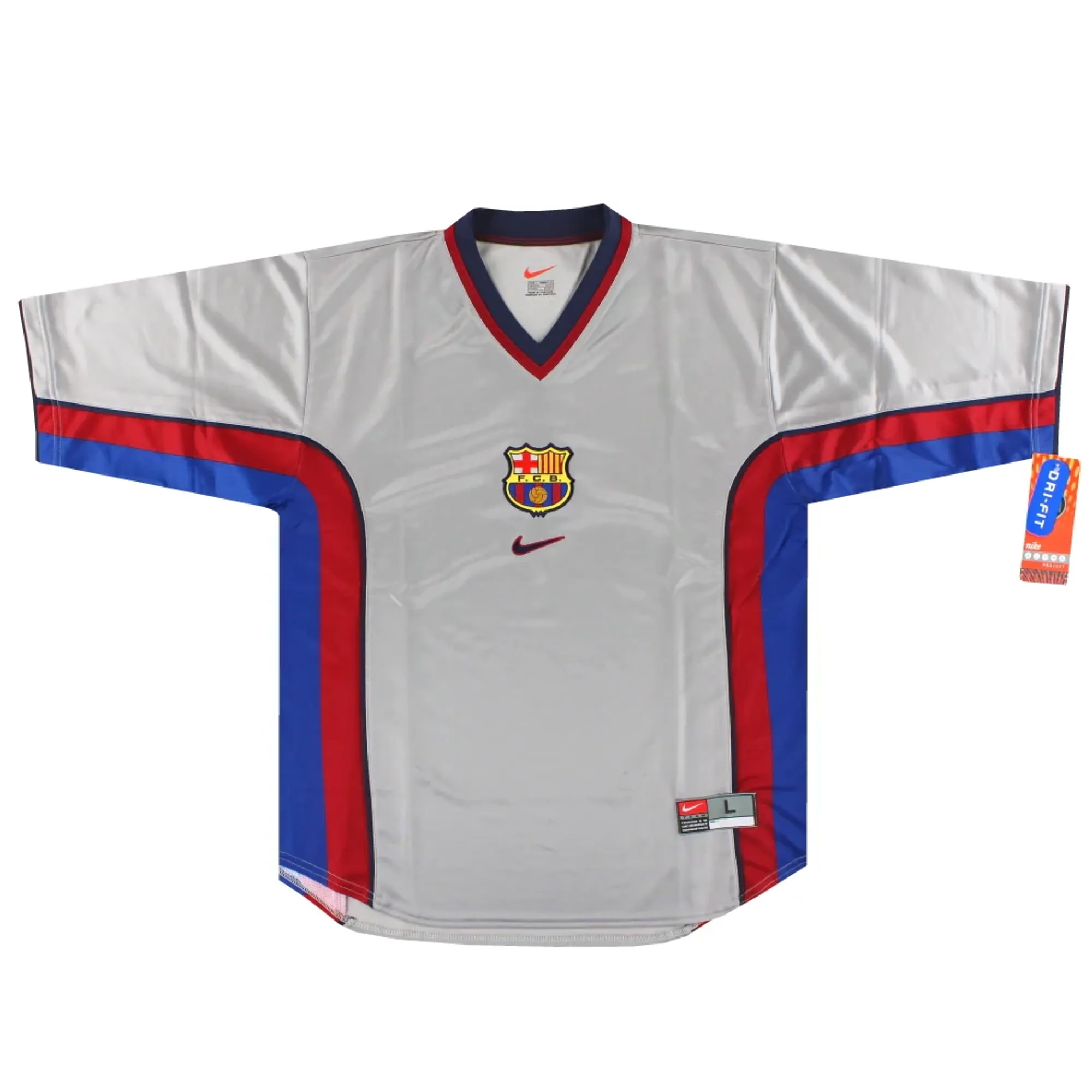 1998-01 Barcelona Nike Away Shirt *w/tags* L - Barcelona / w/tags 