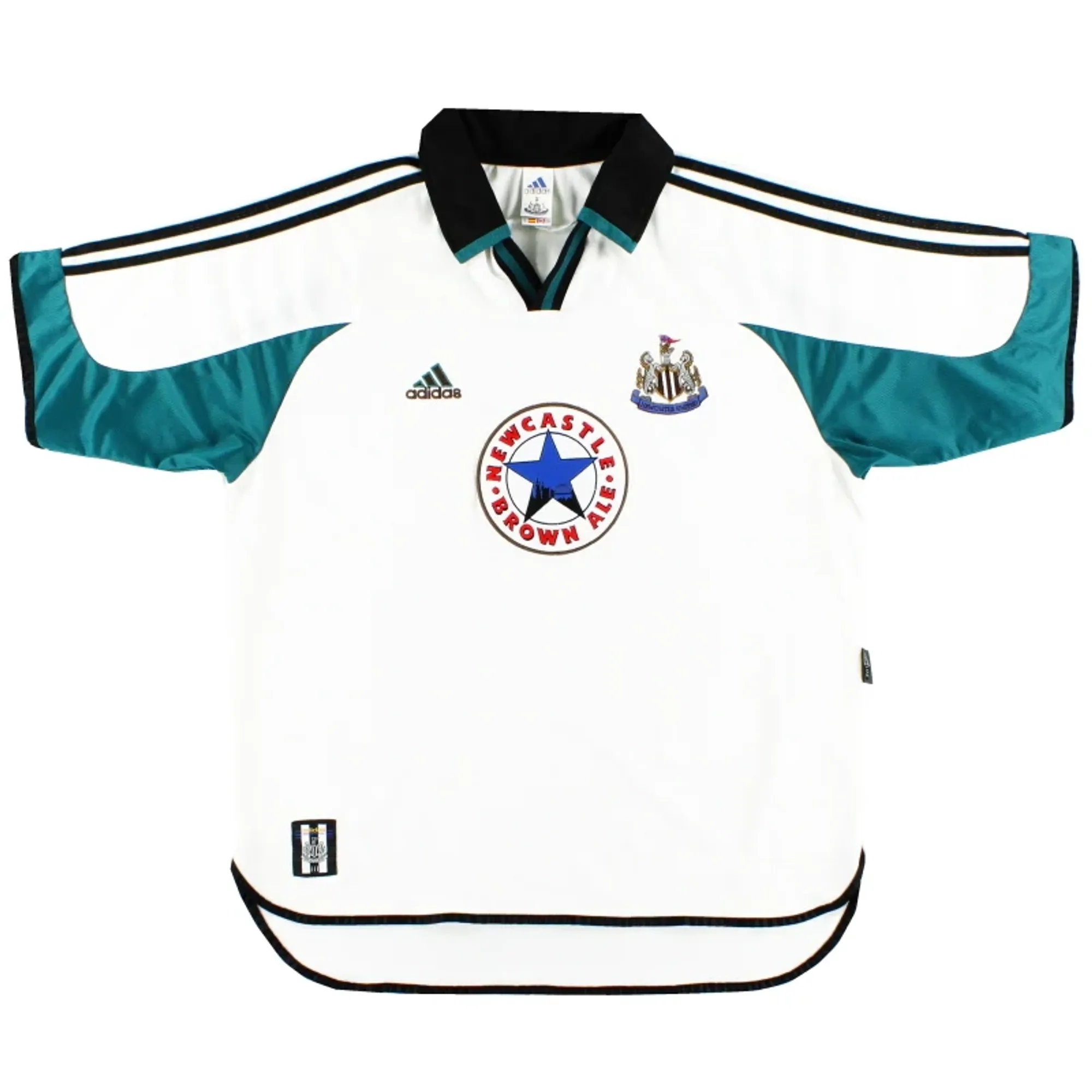 1999-00 Newcastle adidas Away Shirt XL - Newcastle United / Excellent 