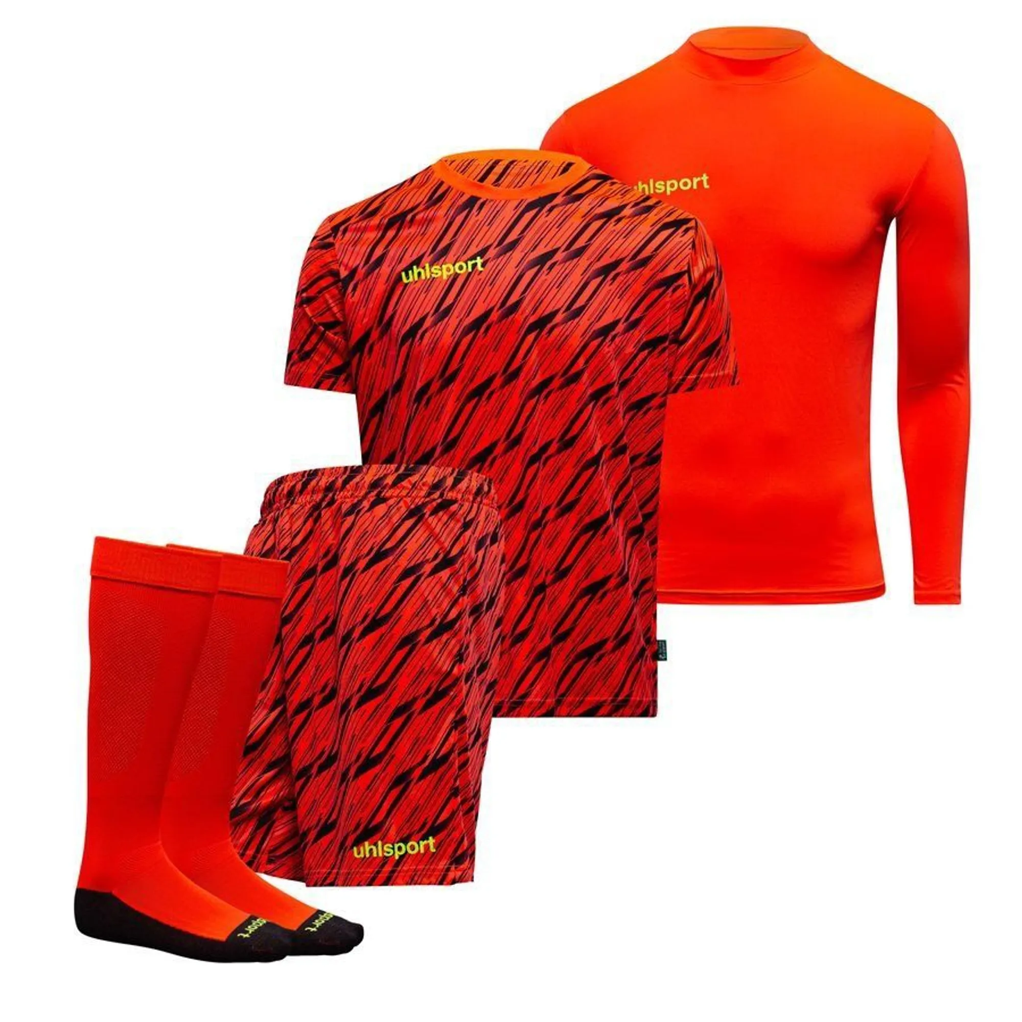Uhlsport Goalkeepers Kit Progressive - ['Red']