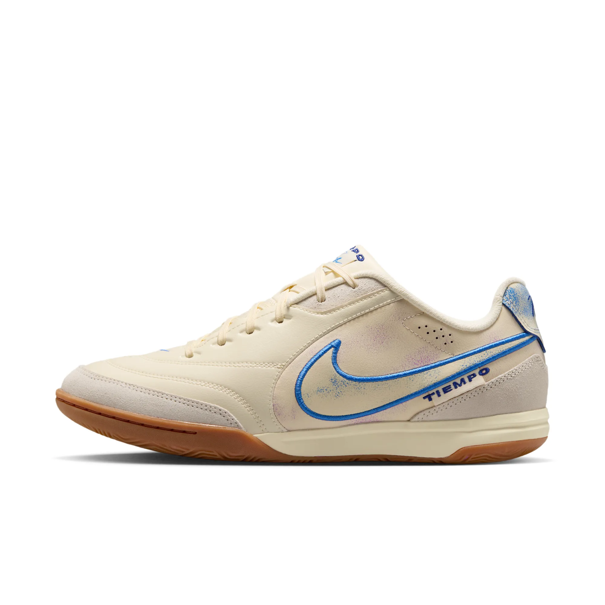 Nike Tiempo Streetgato PRM Indoor/Court Low-Top Football Shoes - Coconut Milk