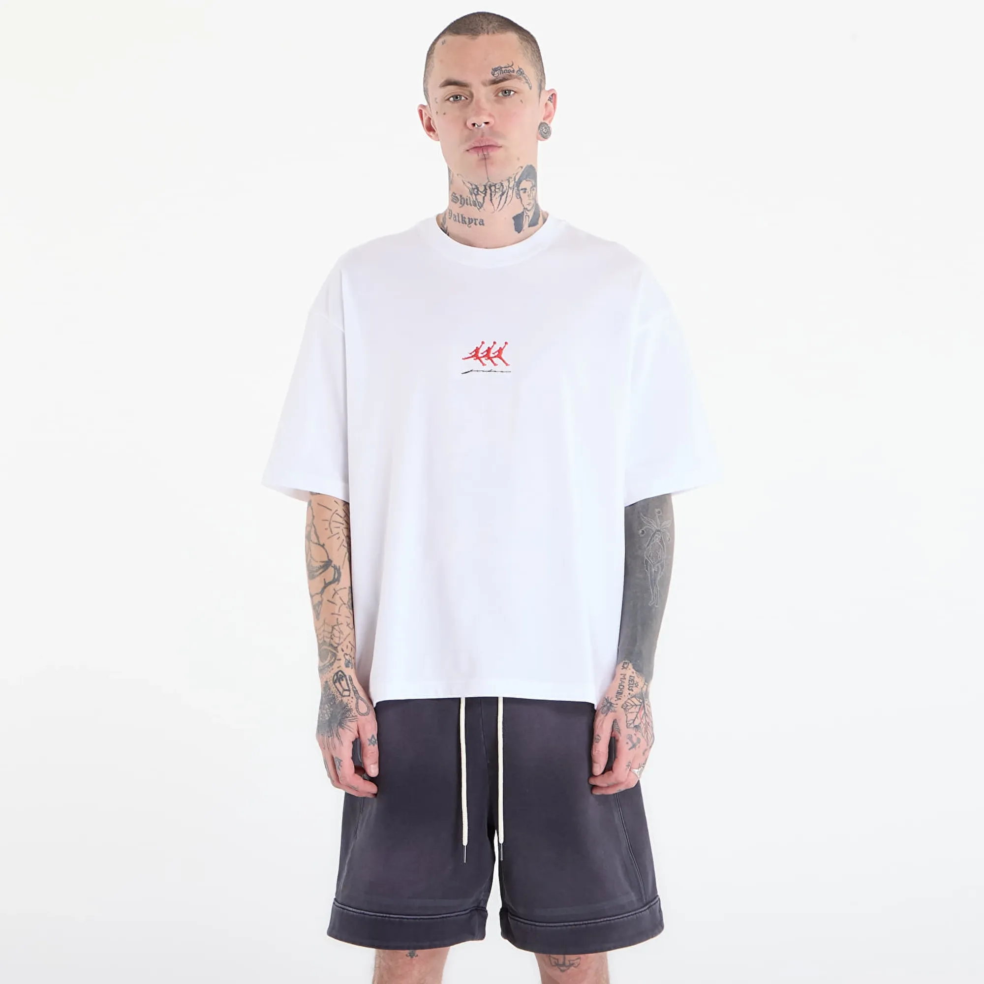 T-Shirt Jordan Flight Men's Oversized Graphic T-Shirt White Xxl