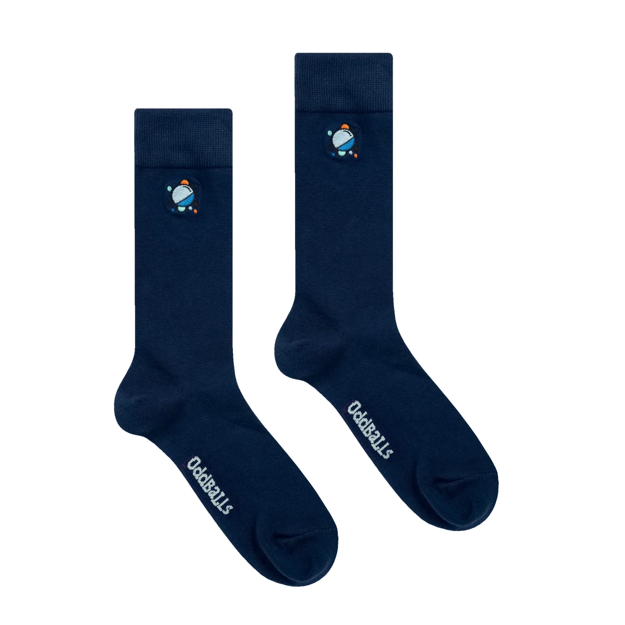 Space Balls - Embroidered Socks