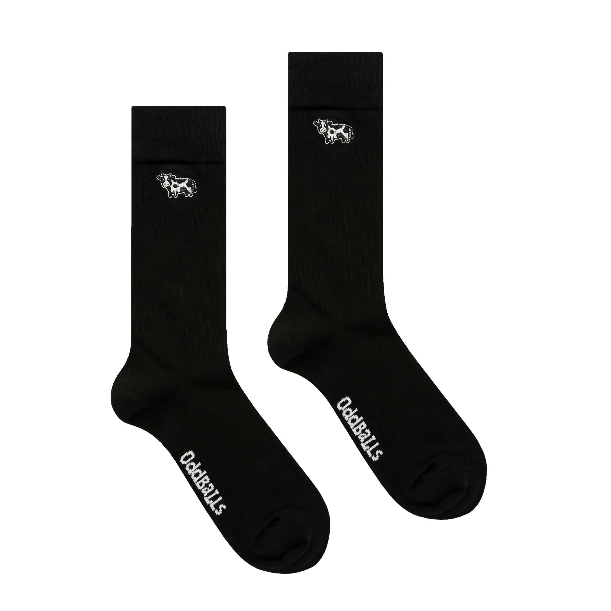 Fat Cow - Embroidered Socks