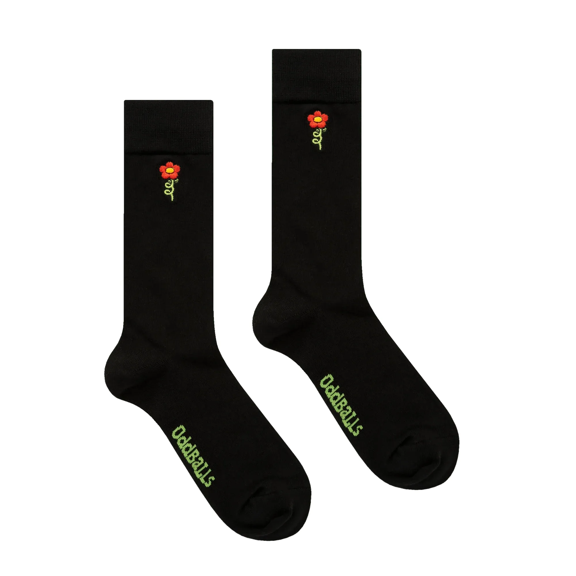 Petal Power - Embroidered Socks