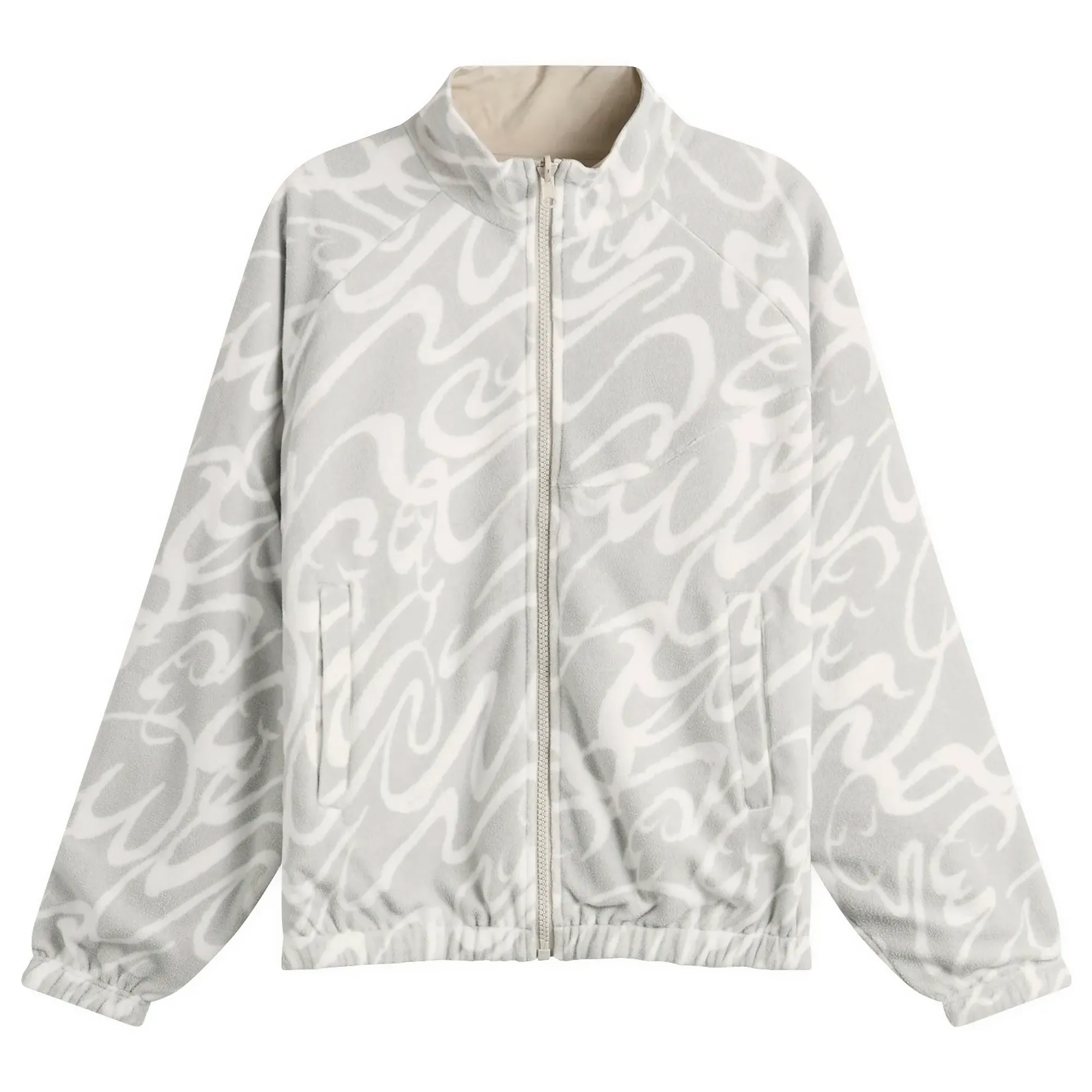 Dime Men's Reversible Chilling Fleece Jacket Granite/Bone