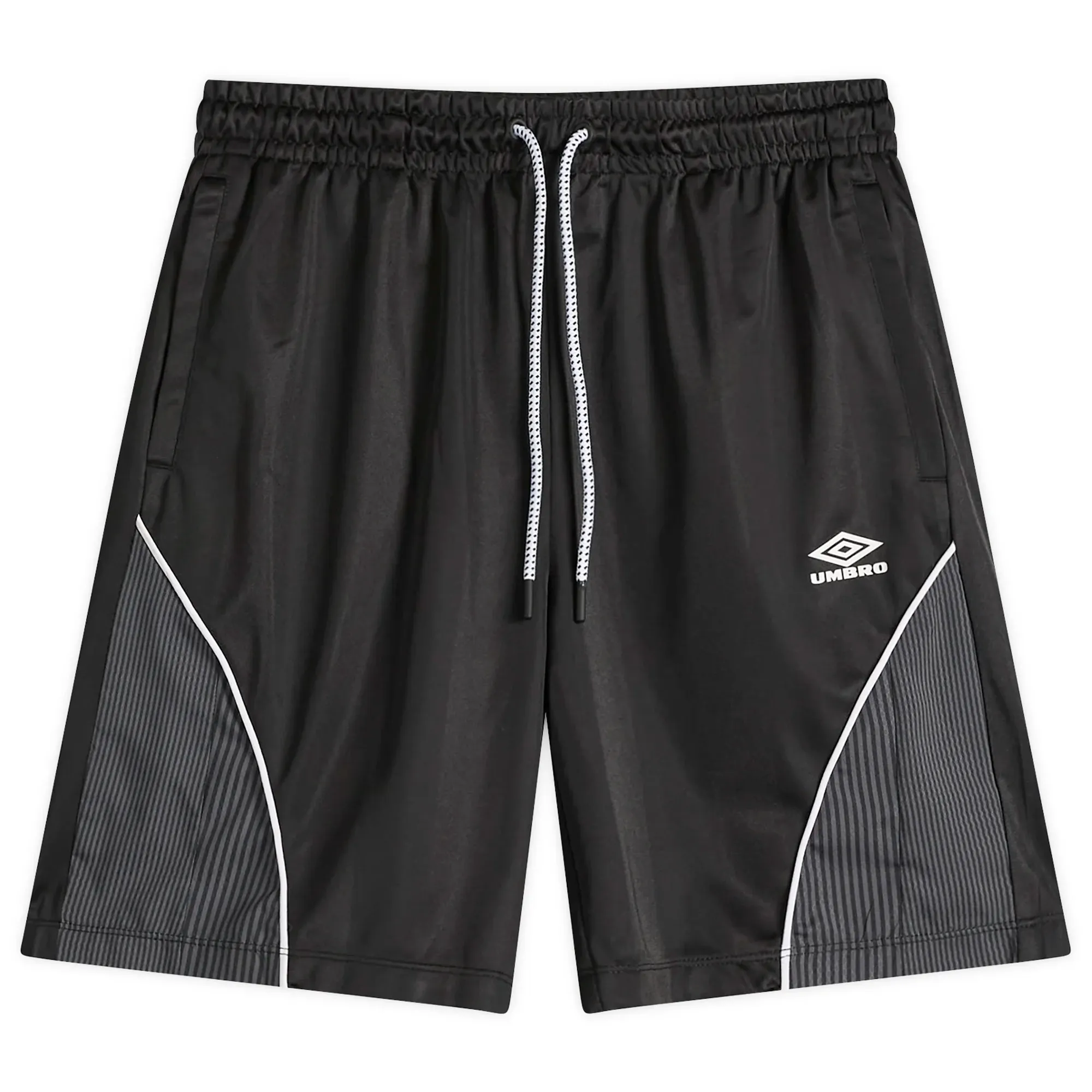Umbro Men's Panelled Short Black/Volcanic Ash/Brilliant White