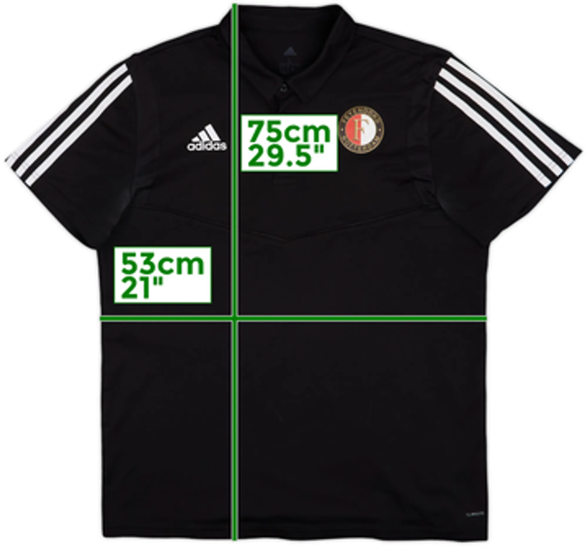 2019-20 Feyernoord adidas Polo Shirt - 9/10 - (L)