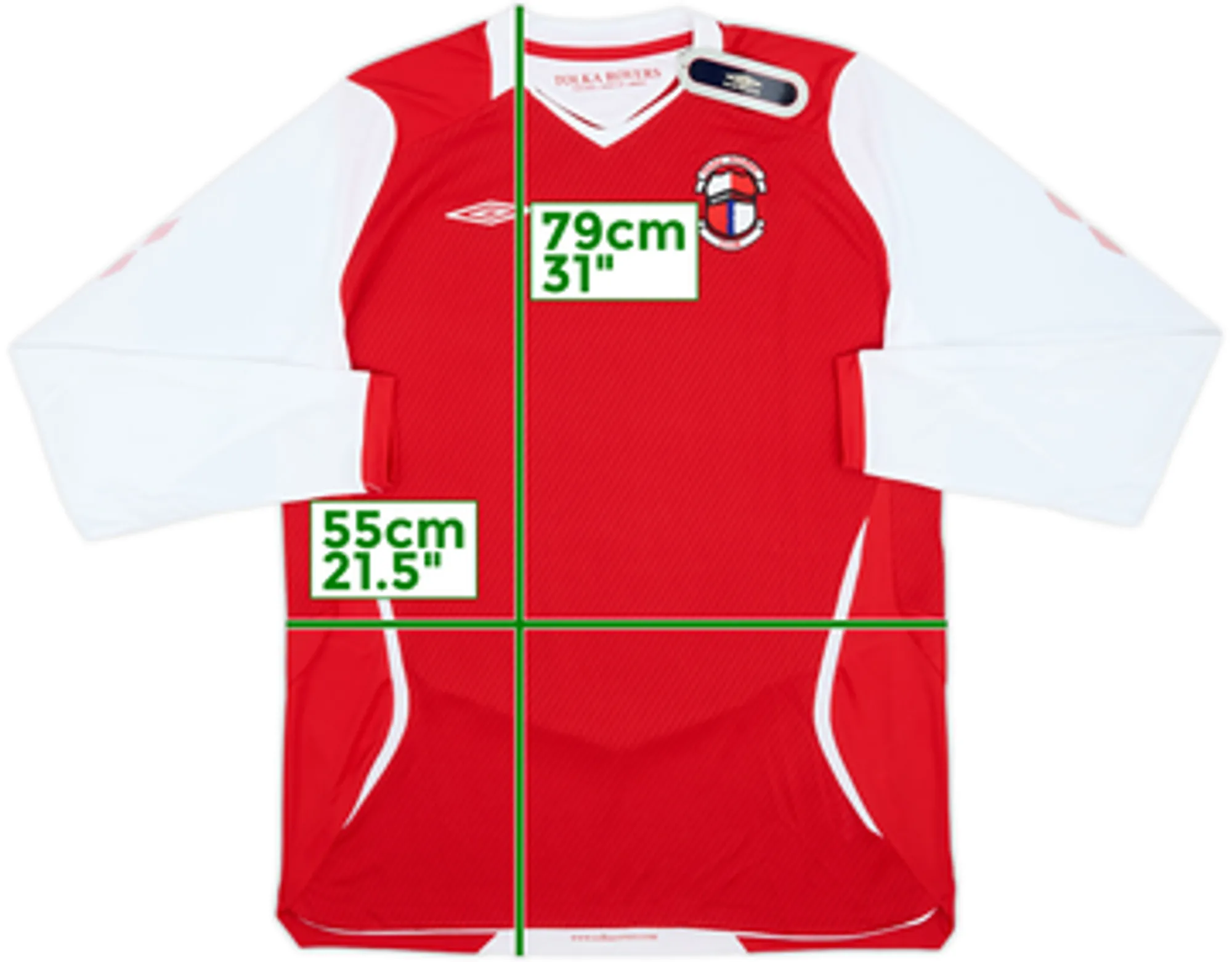 2009 Tolka Rovers Home L/S Shirt (L)