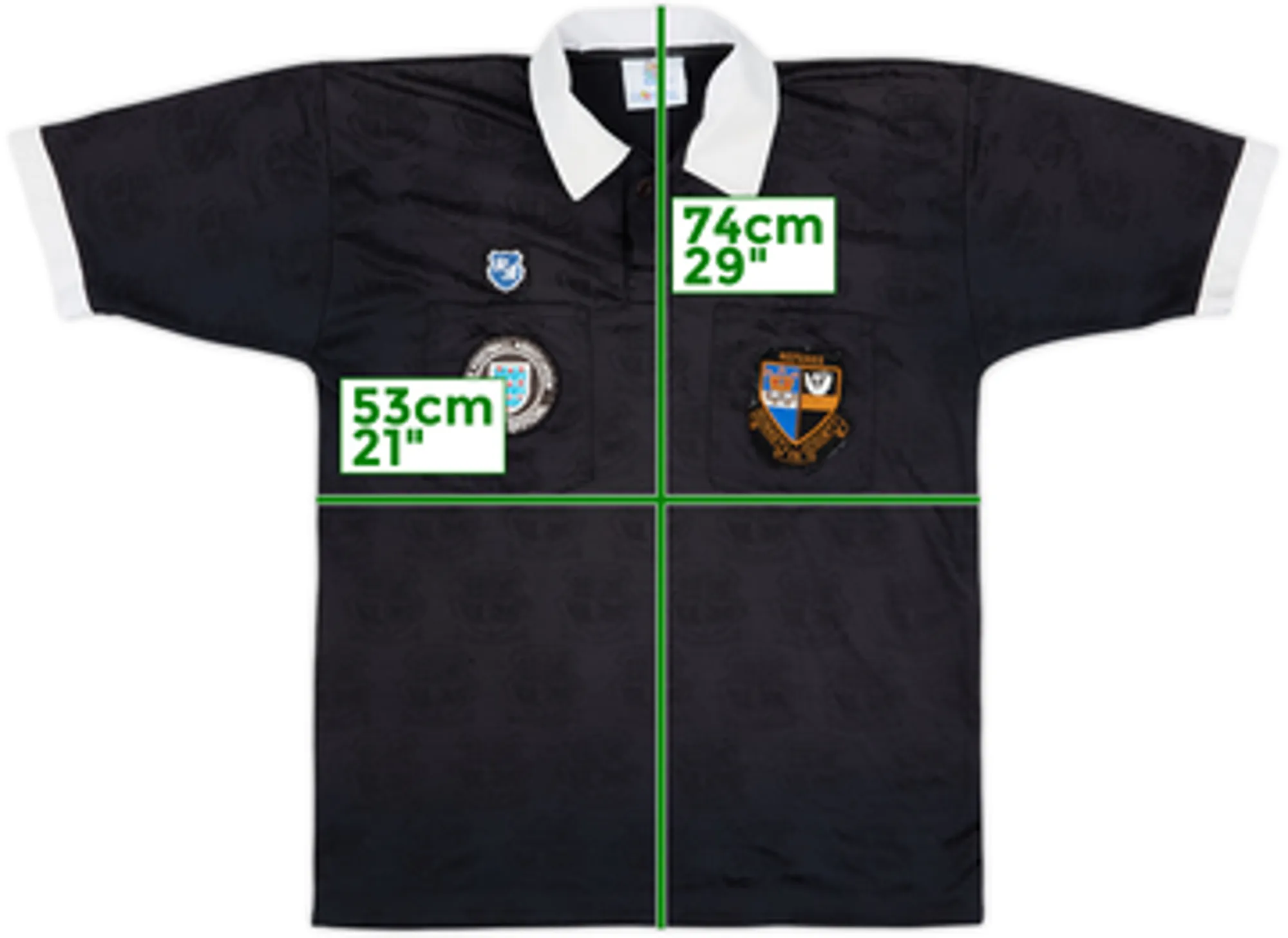1990s Surrey County RA Referee Shirt - 8/10 - (L)
