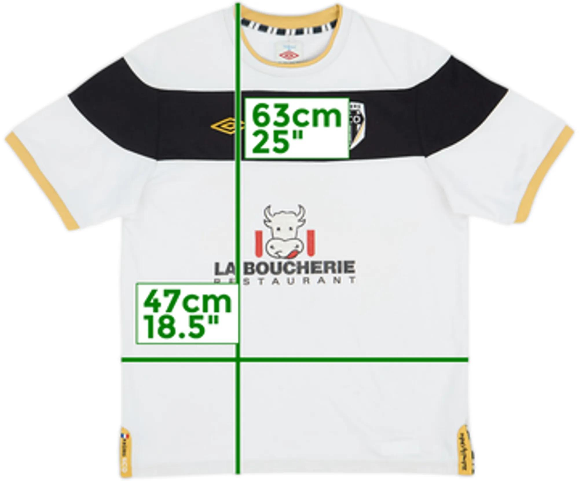 2012-13 Angers Home Shirt - 5/10 - (XL.Boys)