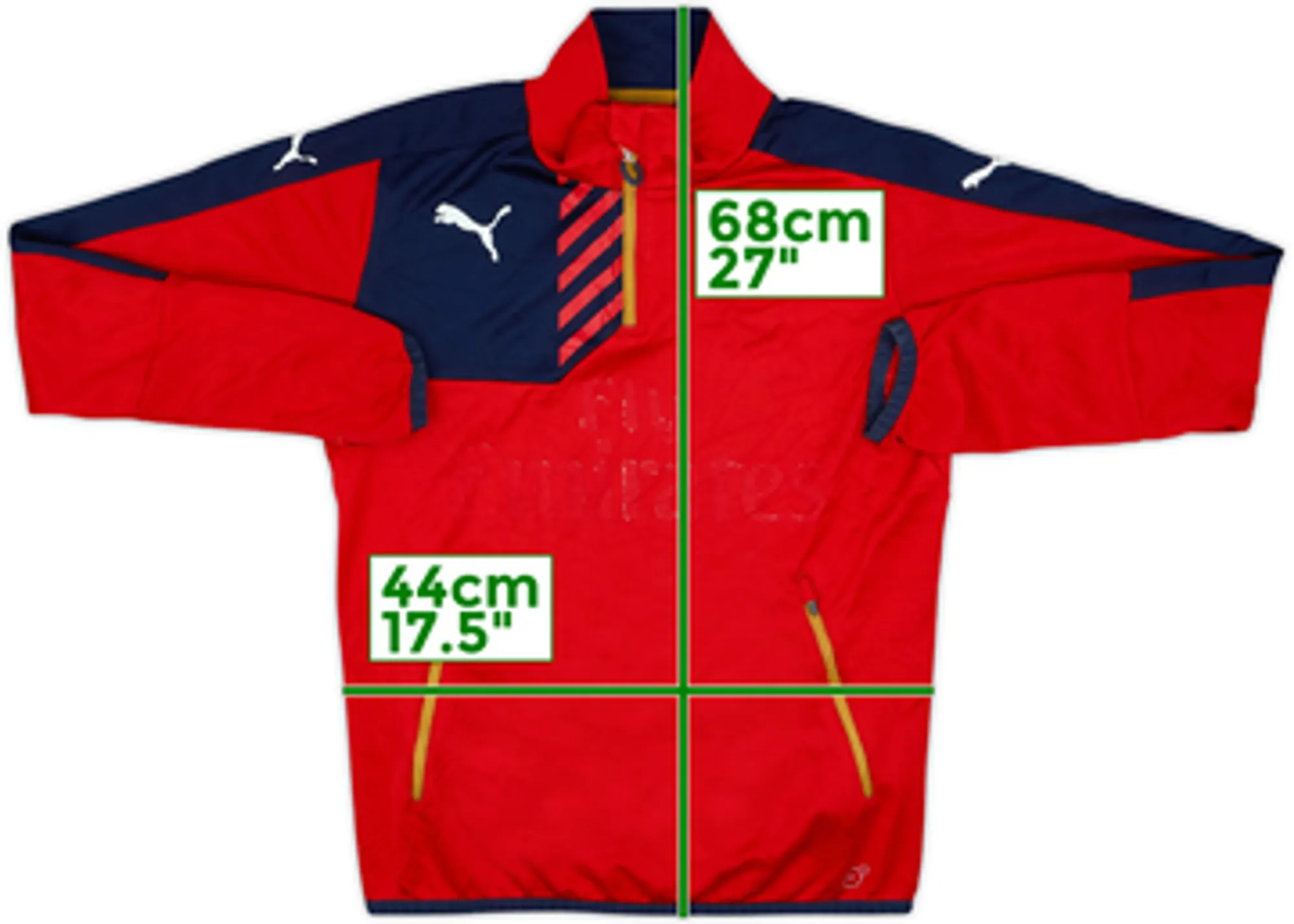 2015-16 Arsenal Puma 1/4 Zip Drill Top - 3/10 - (S)