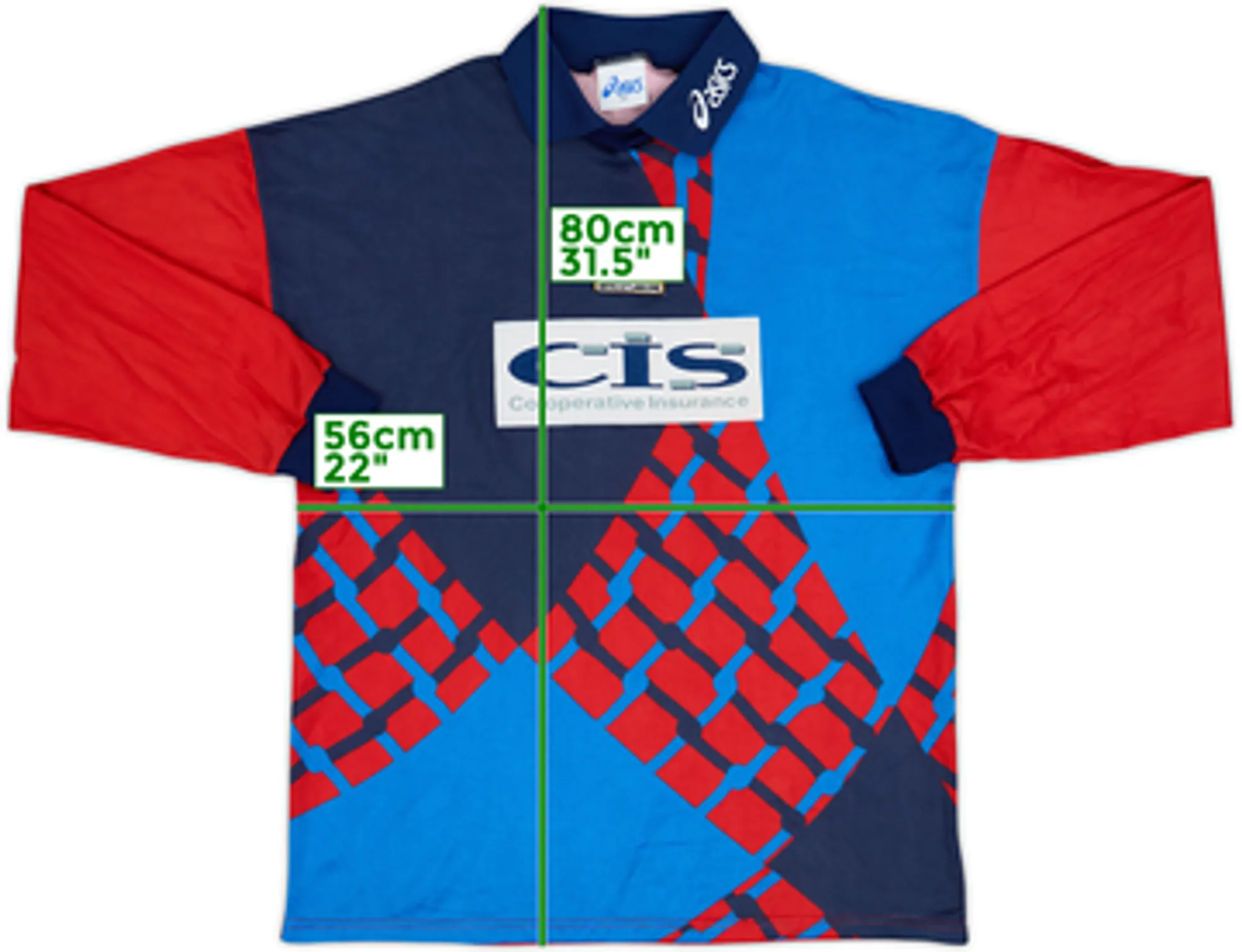 1996-97 Blackburn Rovers GK Shirt - 8/10 - (XXL)