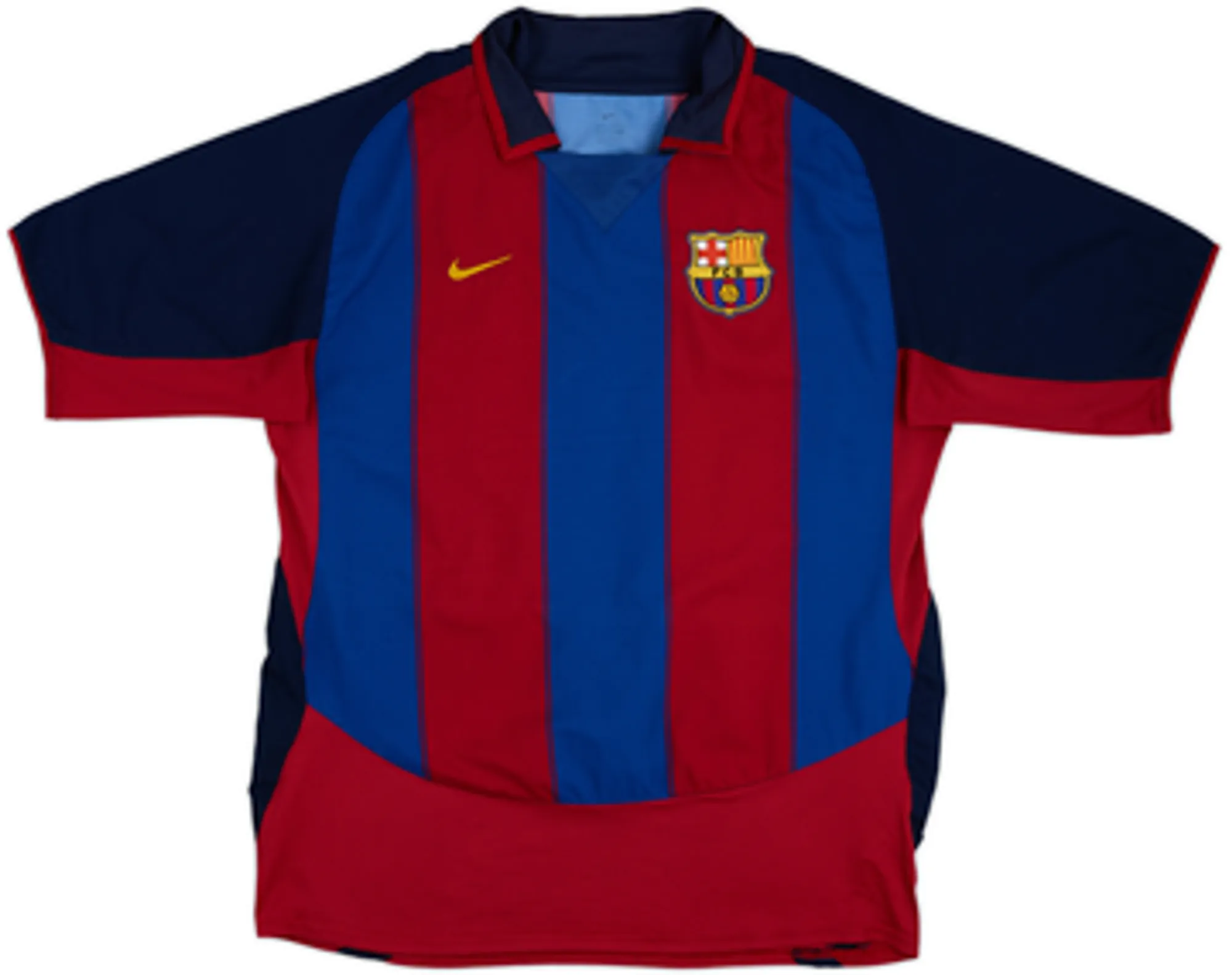 2003-04 Barcelona Home Shirt Kluivert #9 - 6/10 - (M)