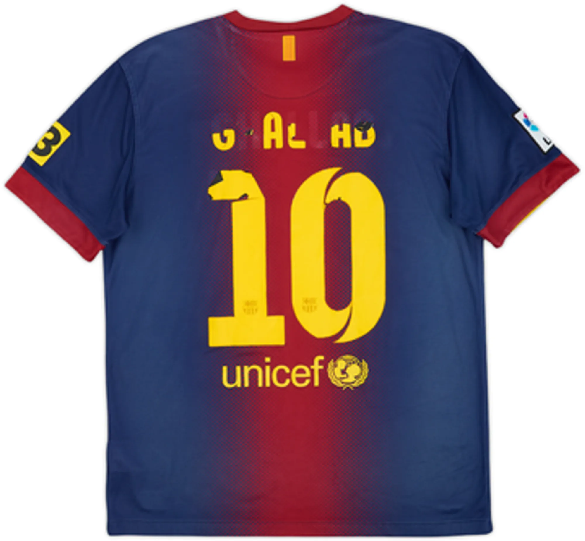 2012-13 Barcelona Home Shirt #10 - 4/10 - (M)