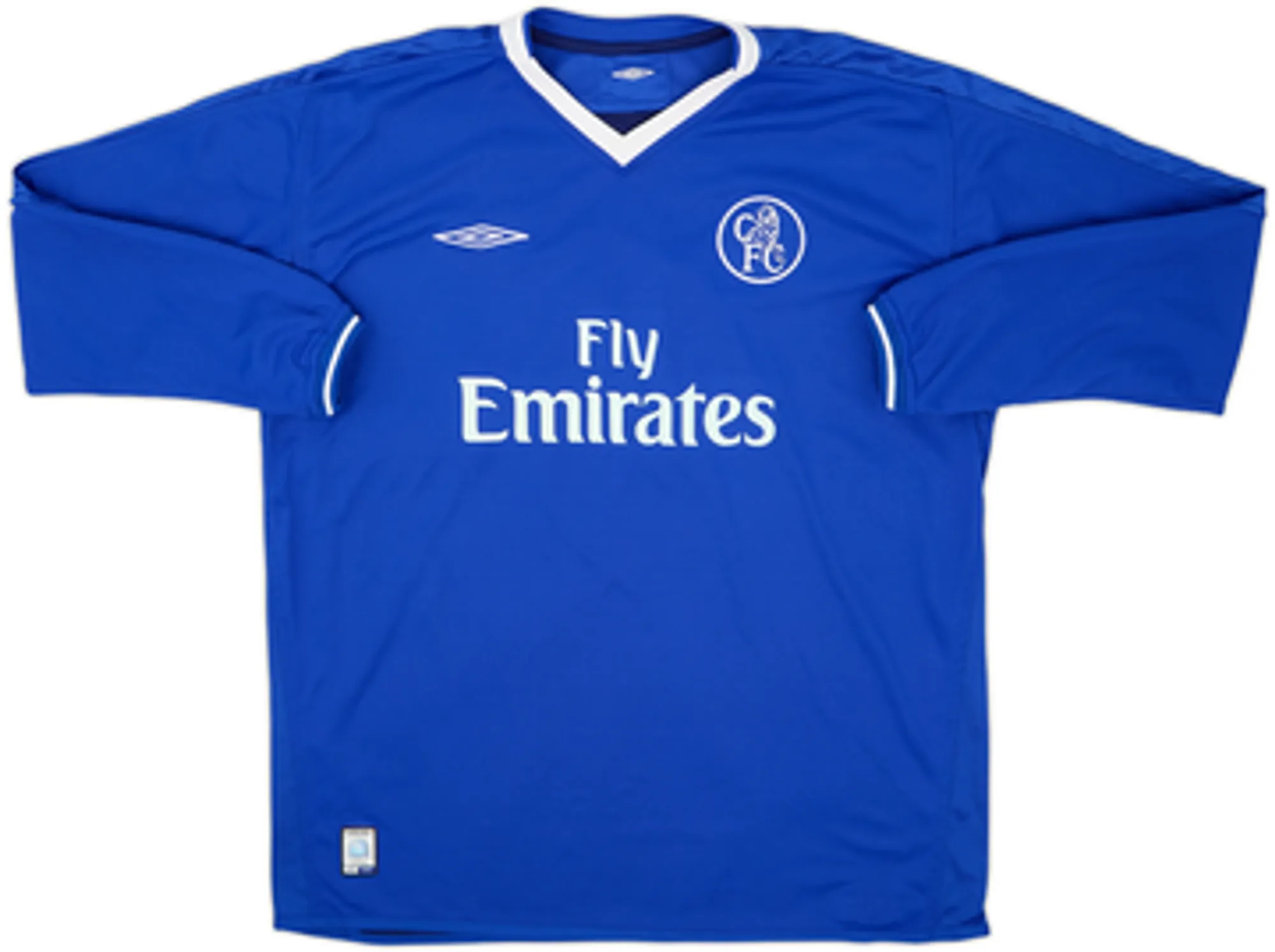 2003-05 Chelsea Home L/S Shirt Hasselbaink #9 - 9/10 - (M)
