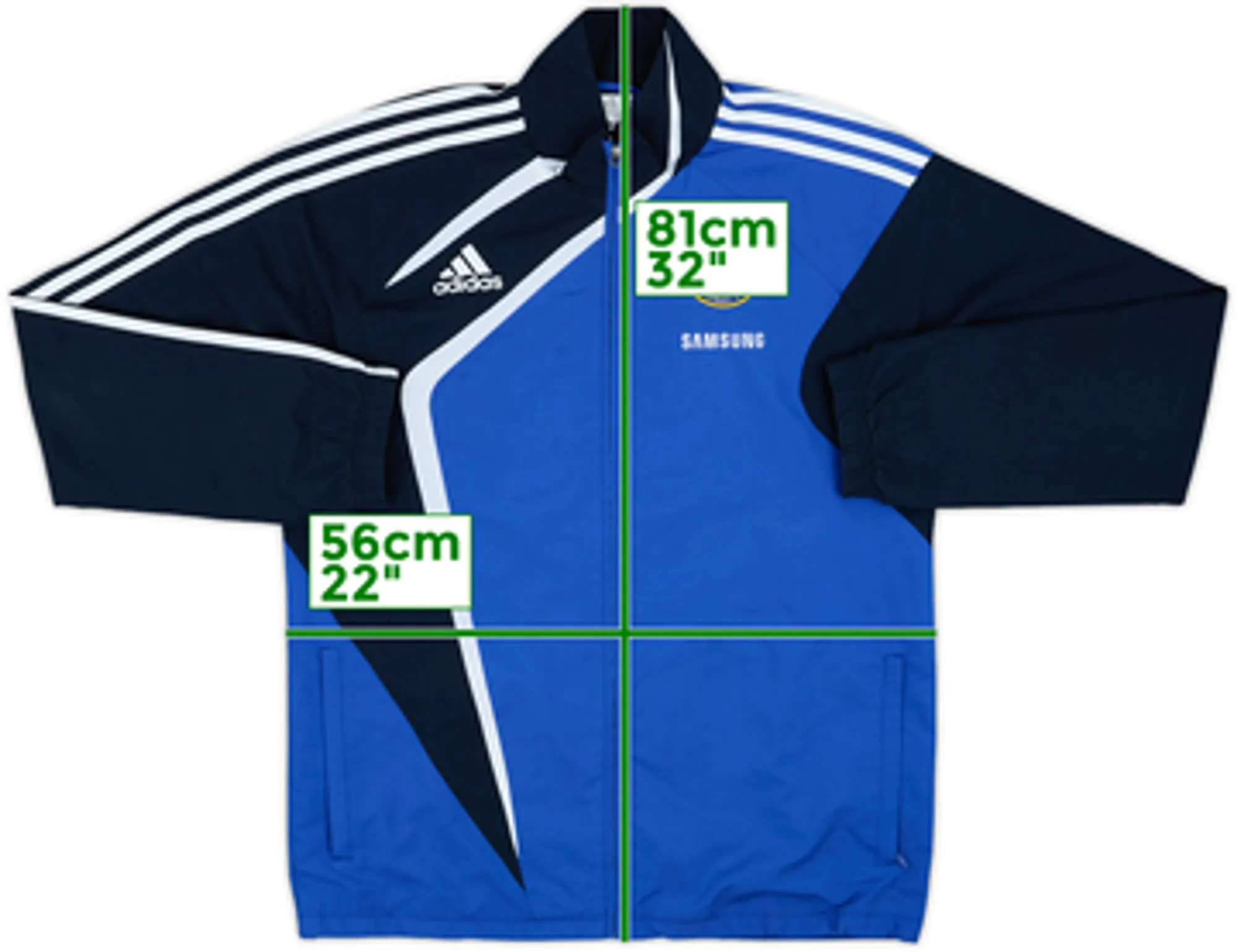 2009-10 Chelsea adidas Track Jacket - 9/10 - (M)