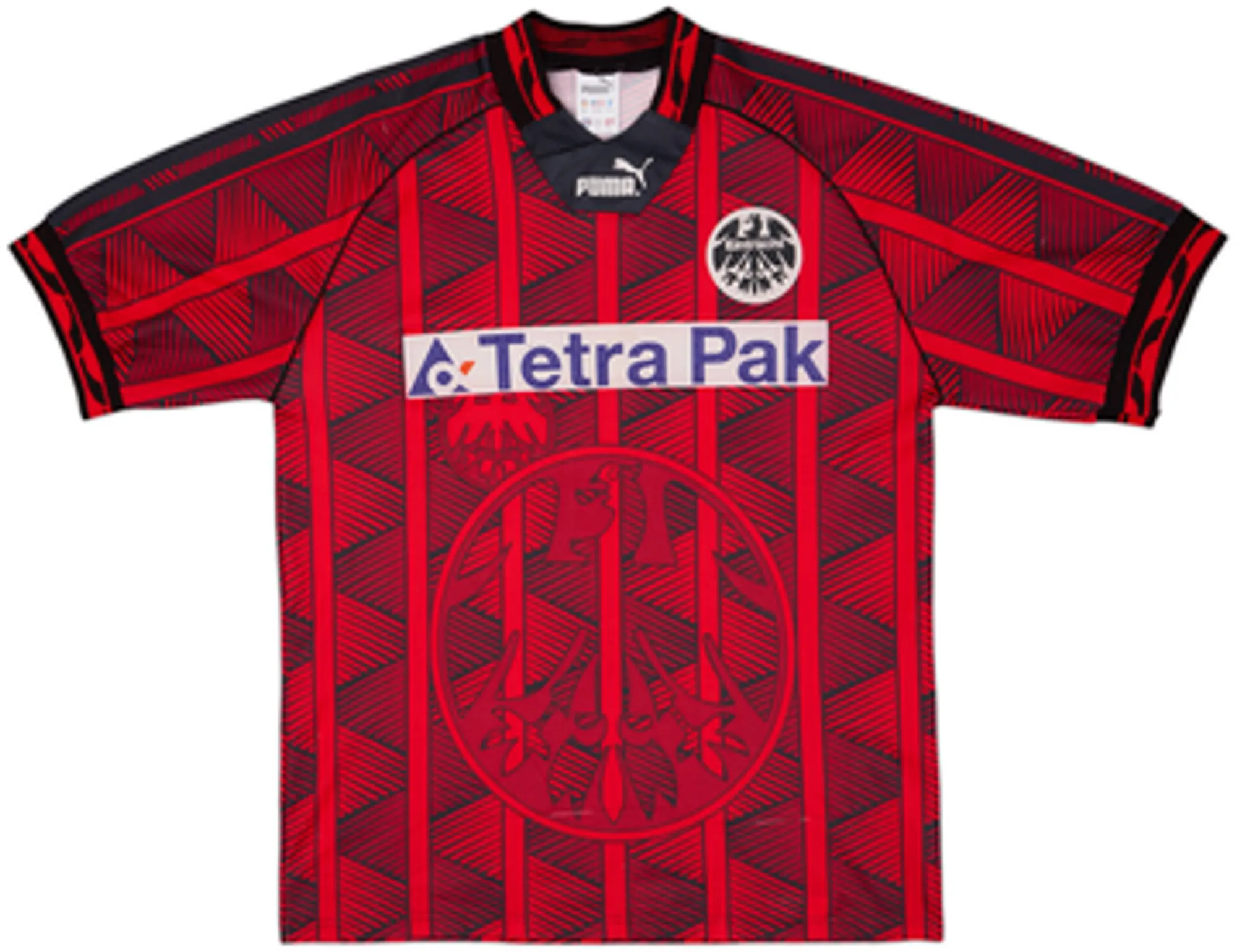 1995-96 Eintracht Frankfurt Home Shirt Bohme #23 - 6/10 - (M)