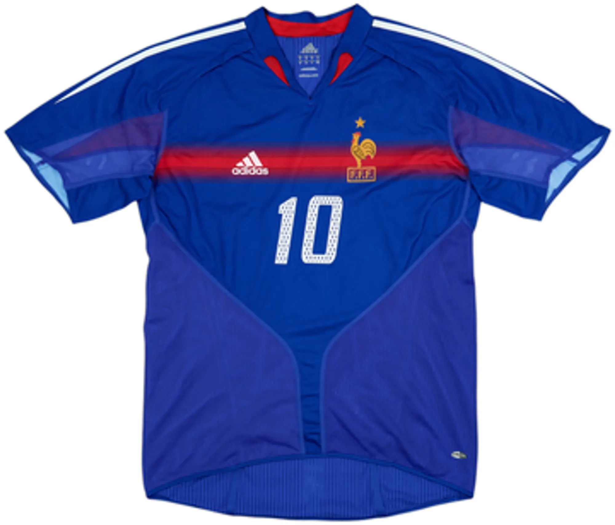 2004-06 France Player Issue Home Shirt Zidane #10 - 7/10 - (L)