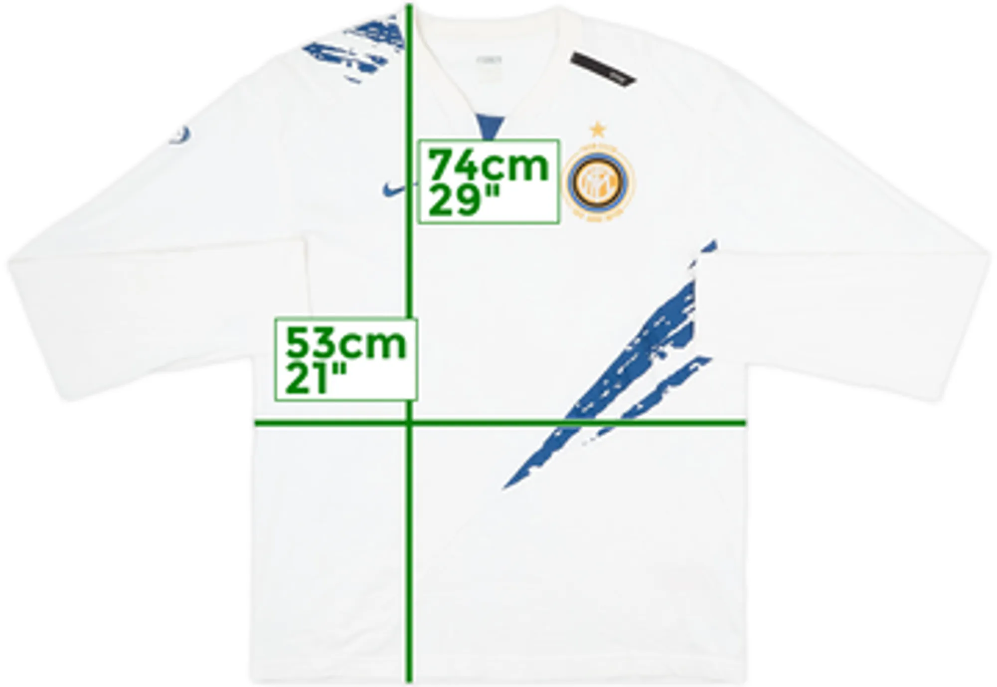 2007-08 Inter Milan Nike L/S Cotton Tee - 6/10 - (L)