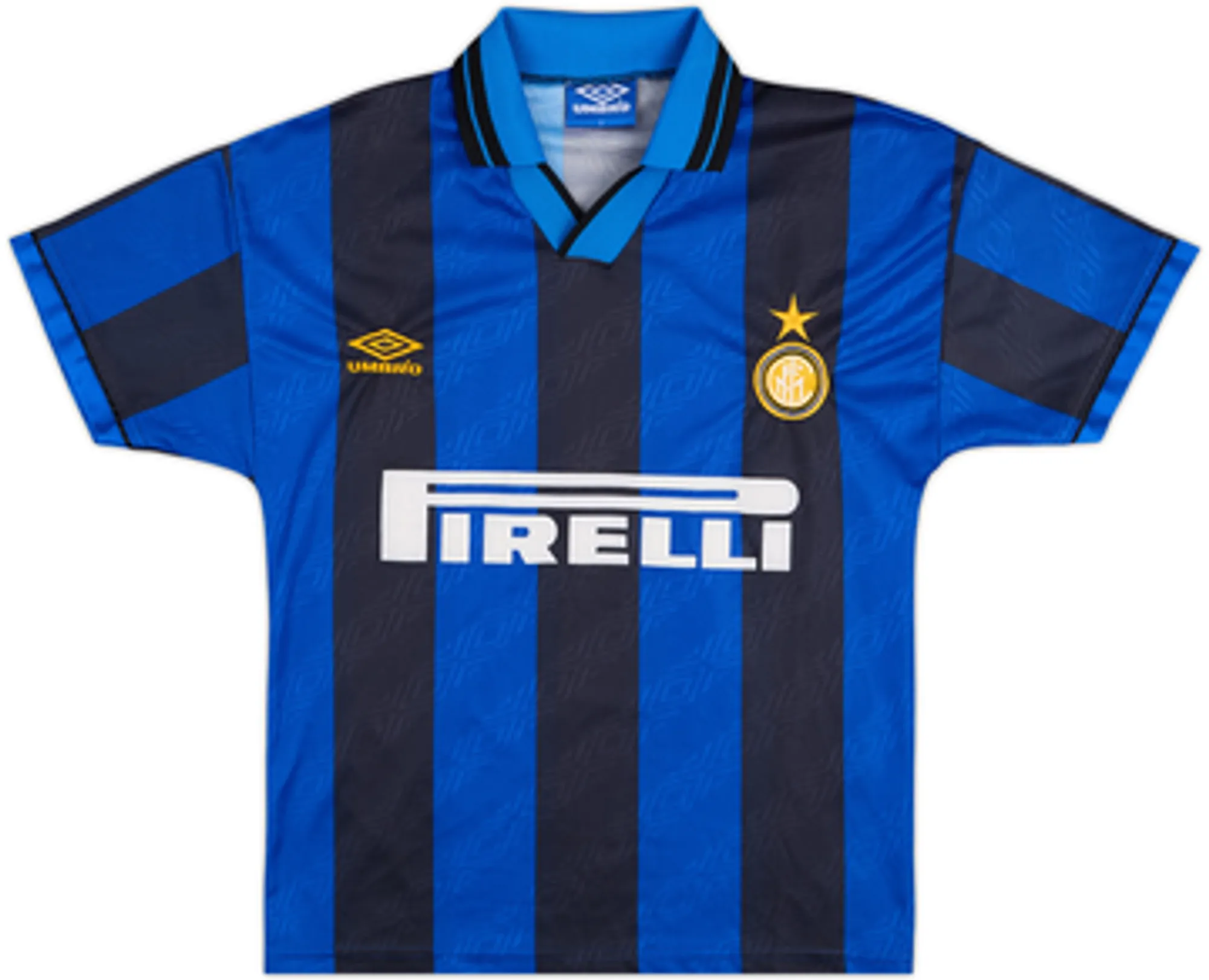 1995-96 Inter Milan Home Shirt R.Carlos #6 - 8/10 - (Y)