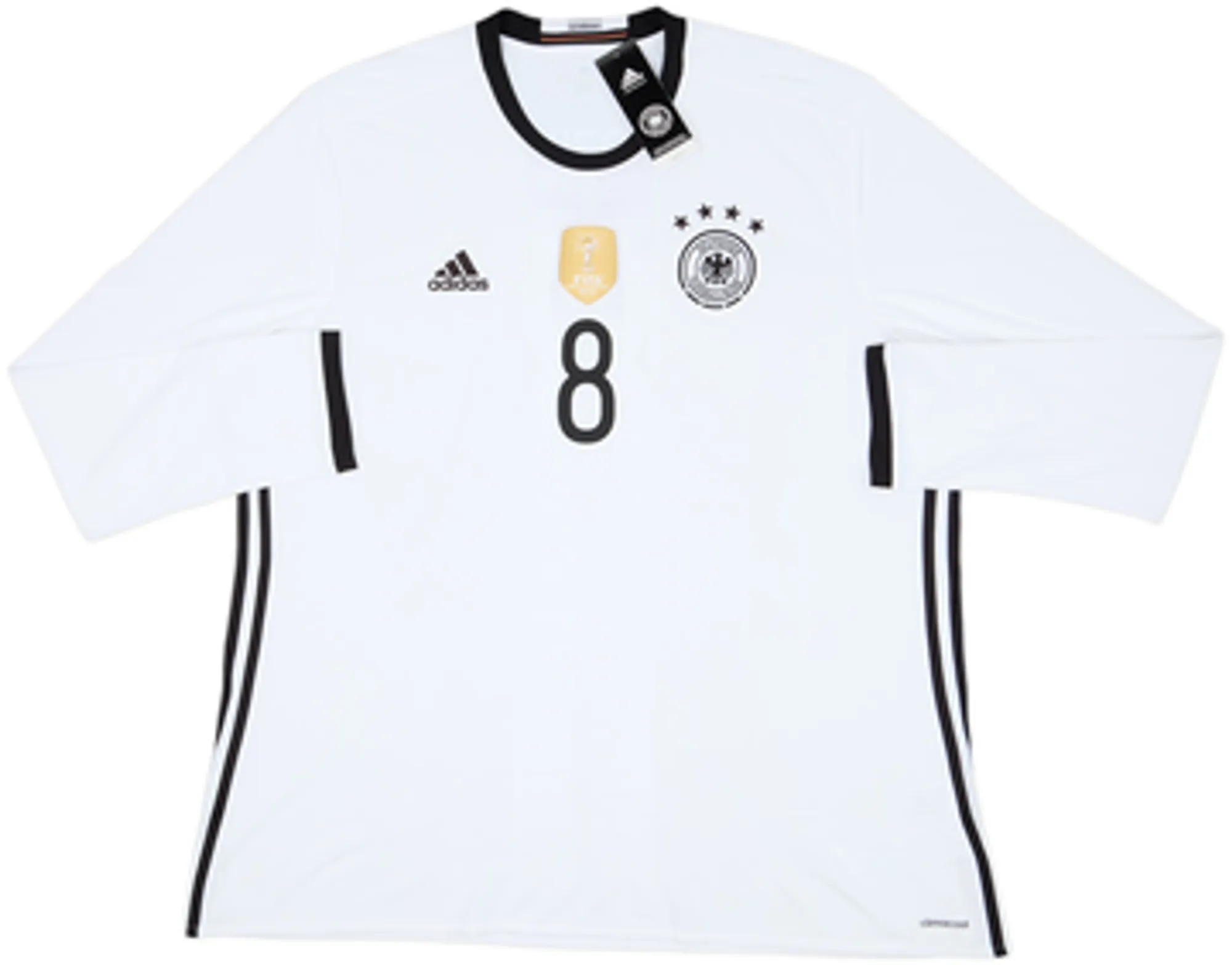 2015-16 Germany Home L/S Shirt Ozil #8 (XXL)