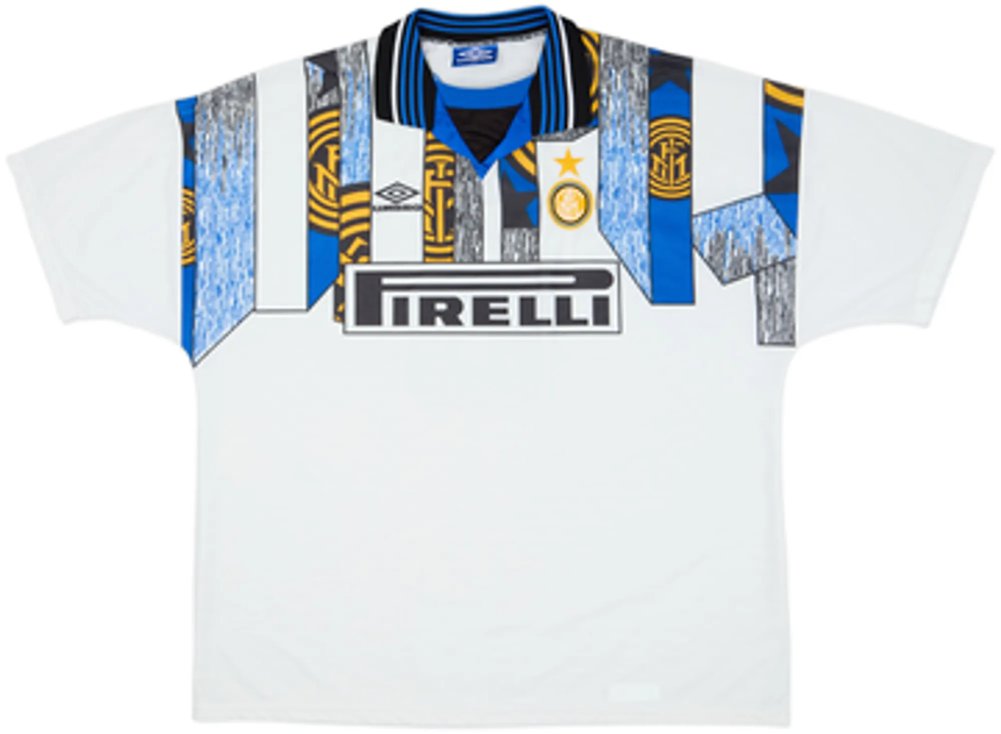 1995-96 Inter Milan Third Shirt R.Carlos #6 - 8/10 - (XXL)
