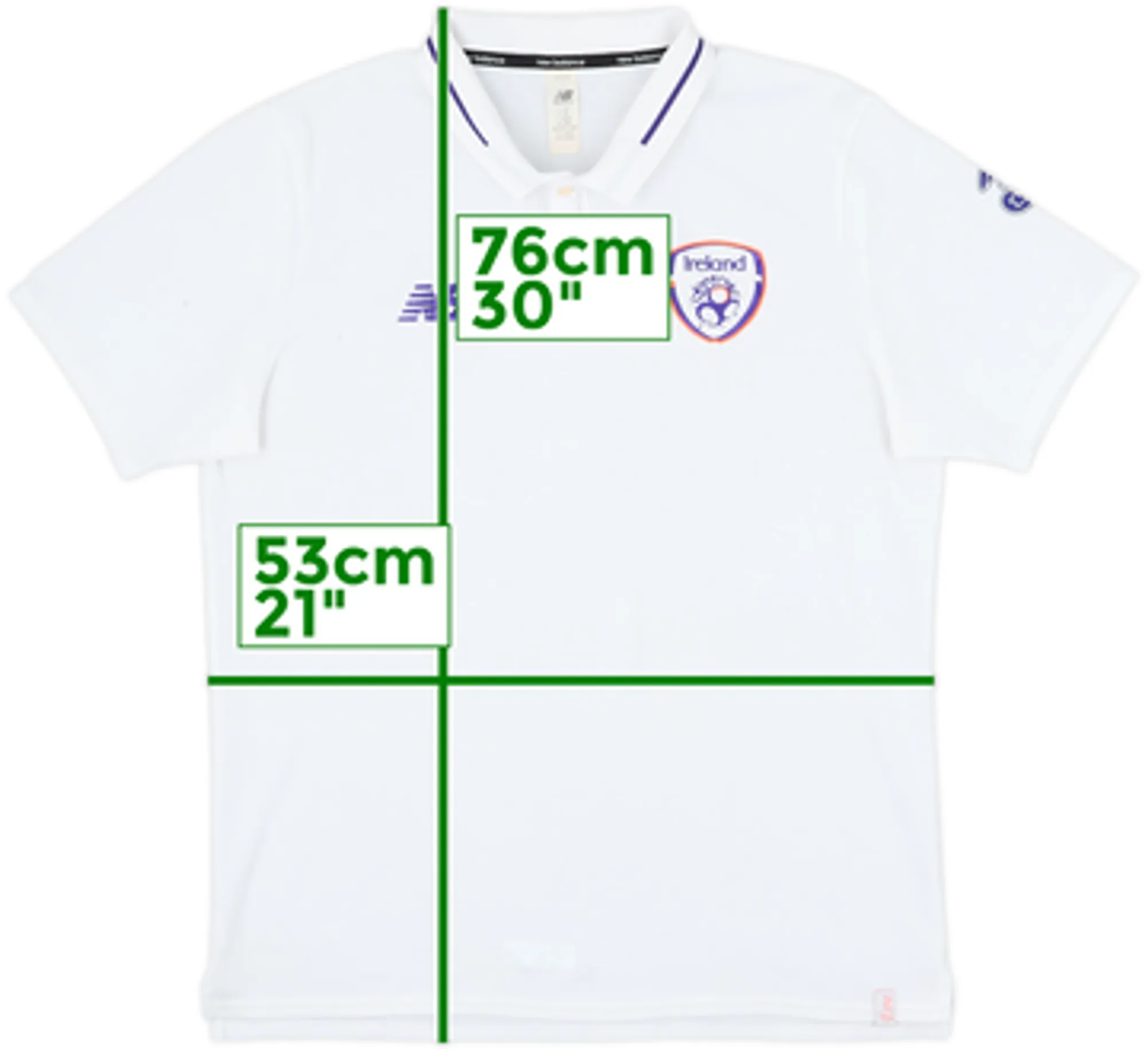 2017-18 Ireland New Balance Polo Shirt - 6/10 - (L)