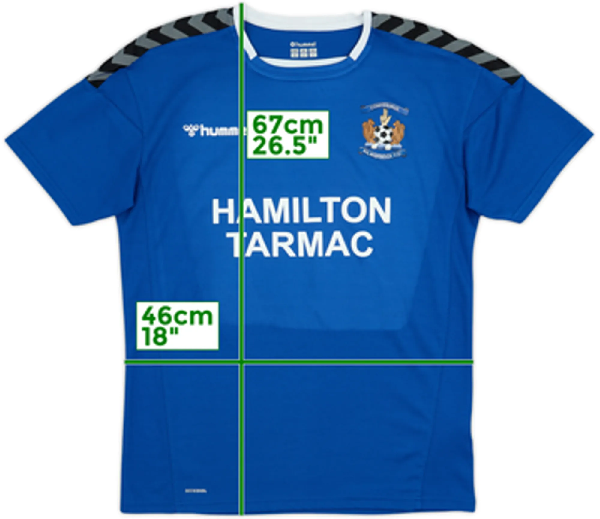 2019-20 Kilmarnock Hummel Player Issue Training Shirt #51 - 9/10 - (M)