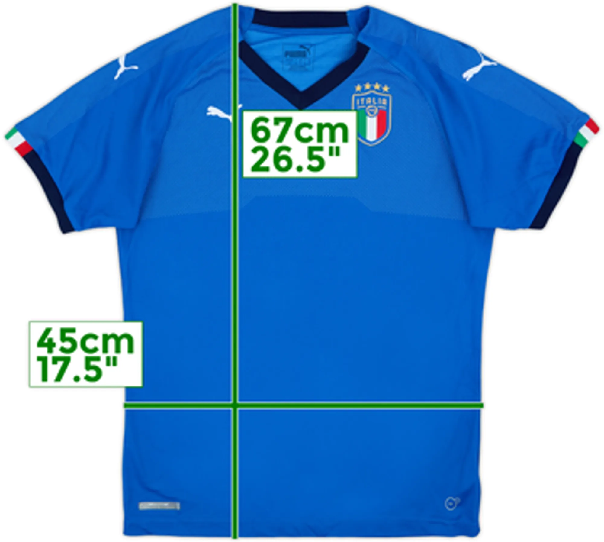 2018-19 Italy Home Shirt - 8/10 - (Women's M)