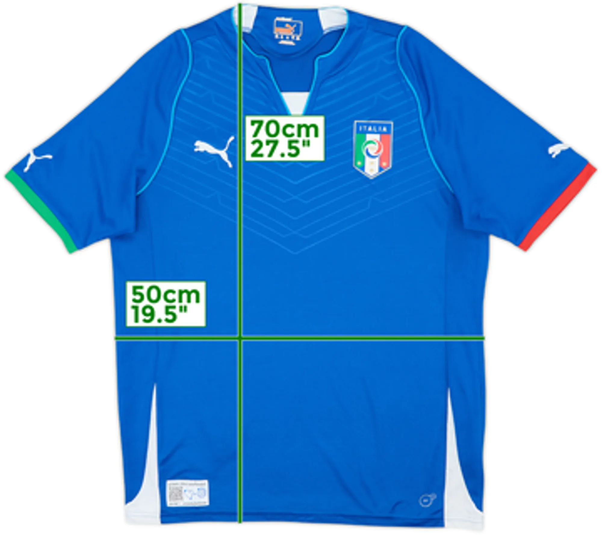 2013-14 Italy 'Superclasse Cup' Home Shirt - 8/10 - (XL.Boys)