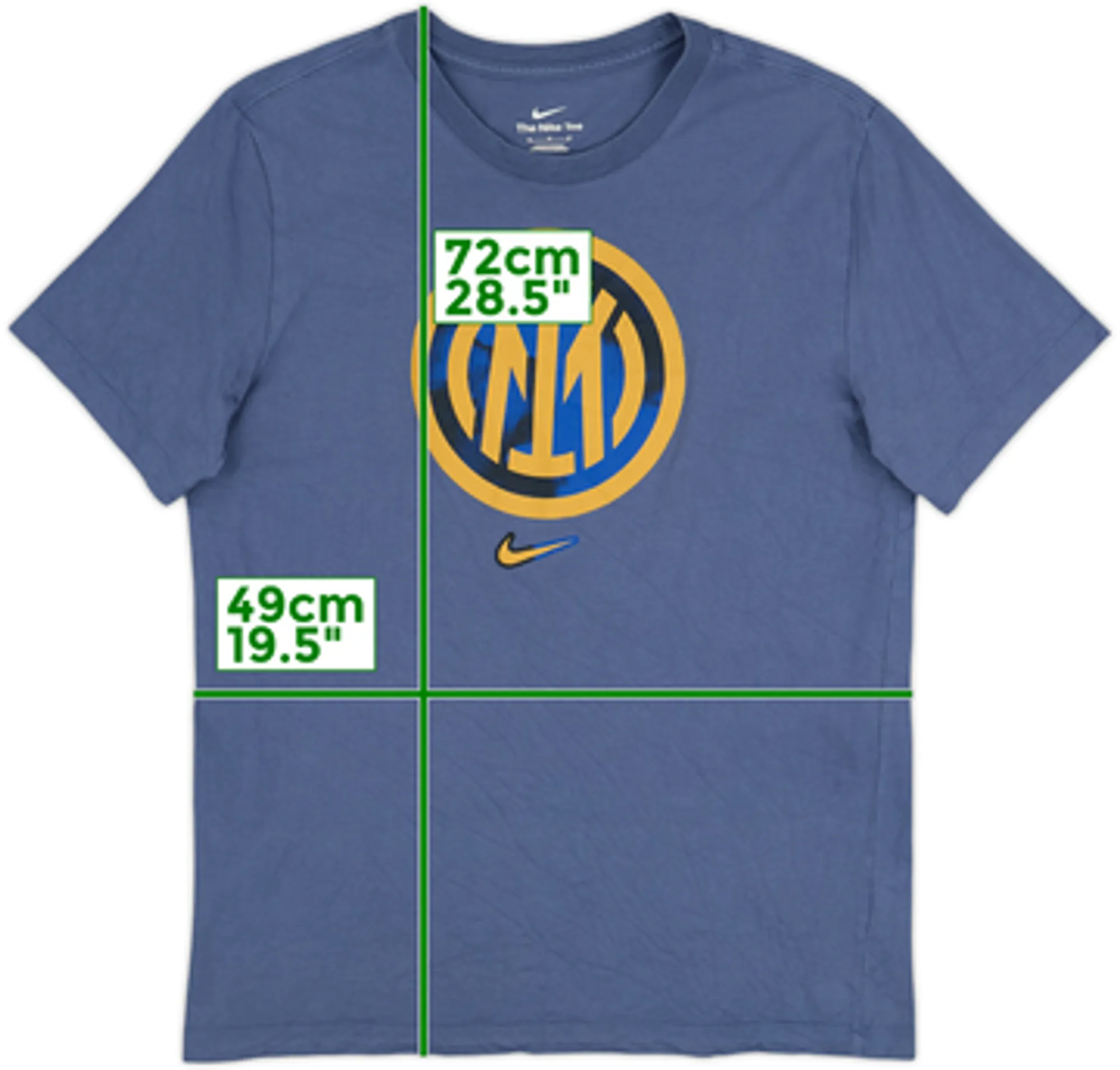 2024-25 Inter Milan Nike Cotton Tee - 8/10 - (M)