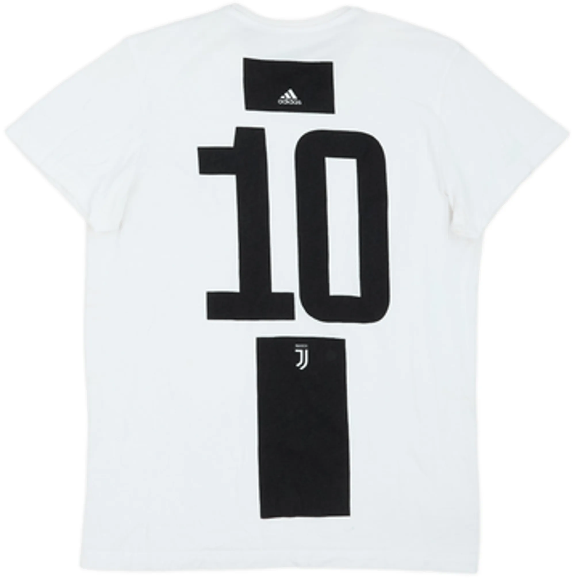 2018-19 Juventus adidas Cotton Tee #10 - 4/10 - (M)