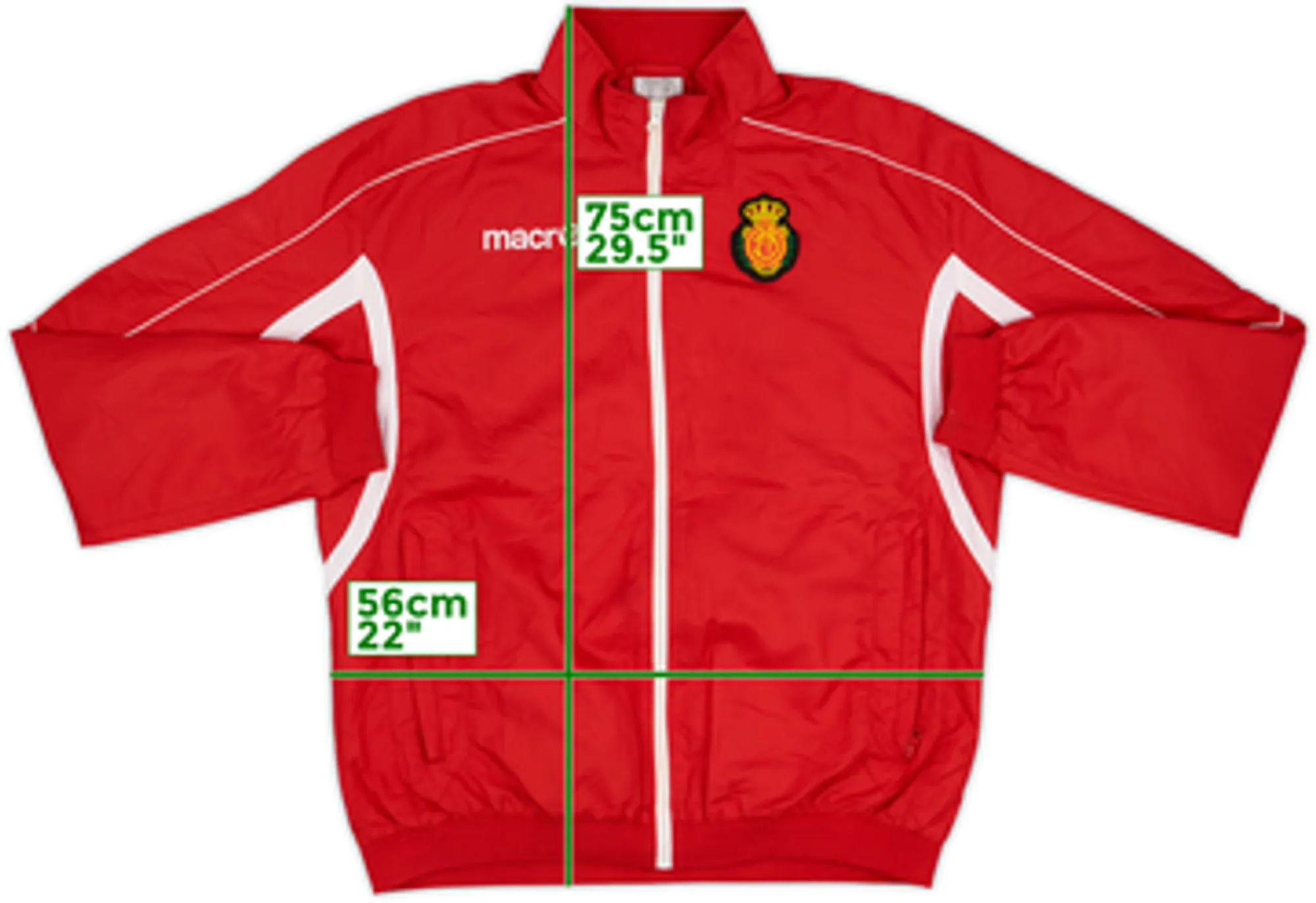 2010-11 Mallorca Macron Track Jacket - 7/10 - (L)