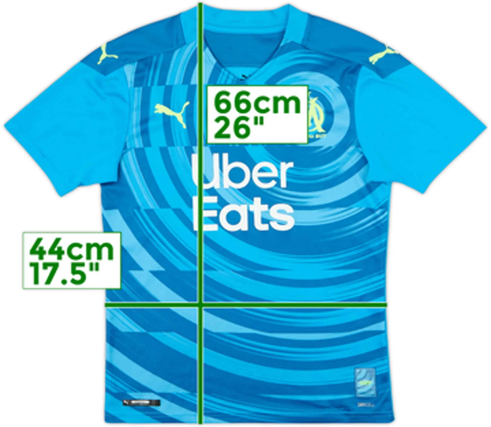 2020-21 Olympique Marseille Third Shirt - 8/10 - (XS)